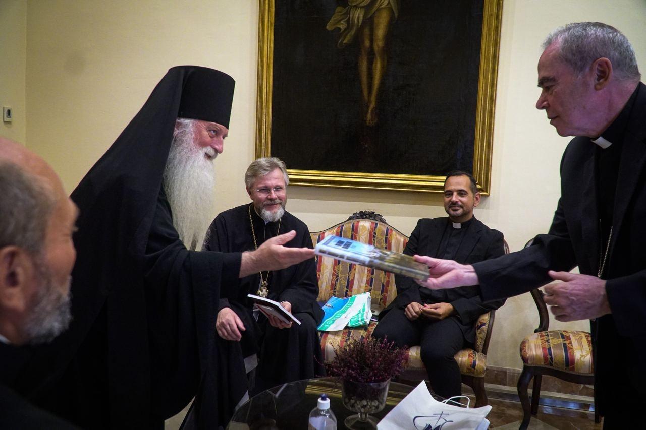 El Obispo de Málaga recibe a Mons. Veniamin, vicario de la Iglesia Ortodoxa de Ucrania