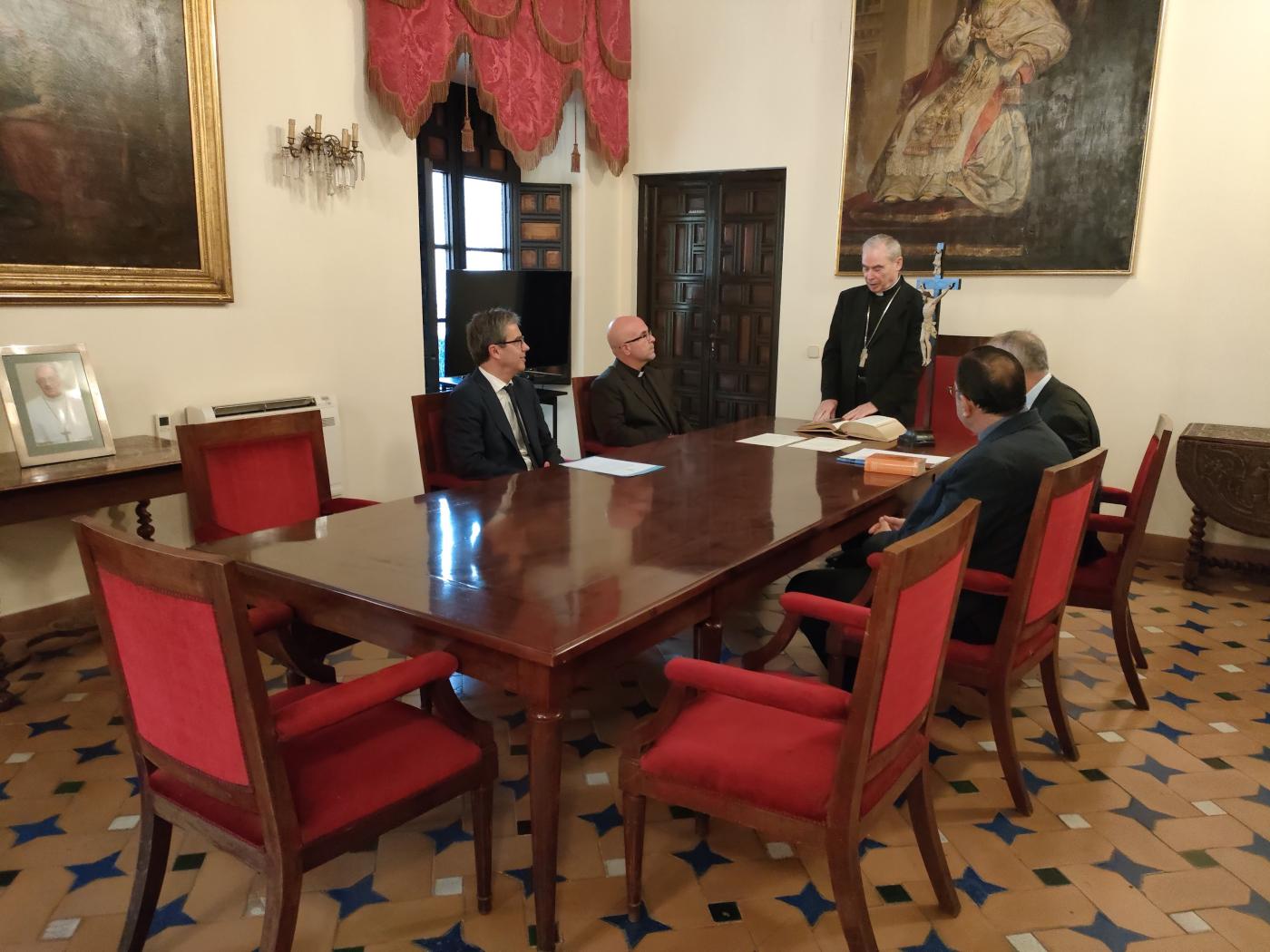 Acto de profesión de fe y jura de cargo del nuevo ecónomo diocesano, Marcos Balboteo