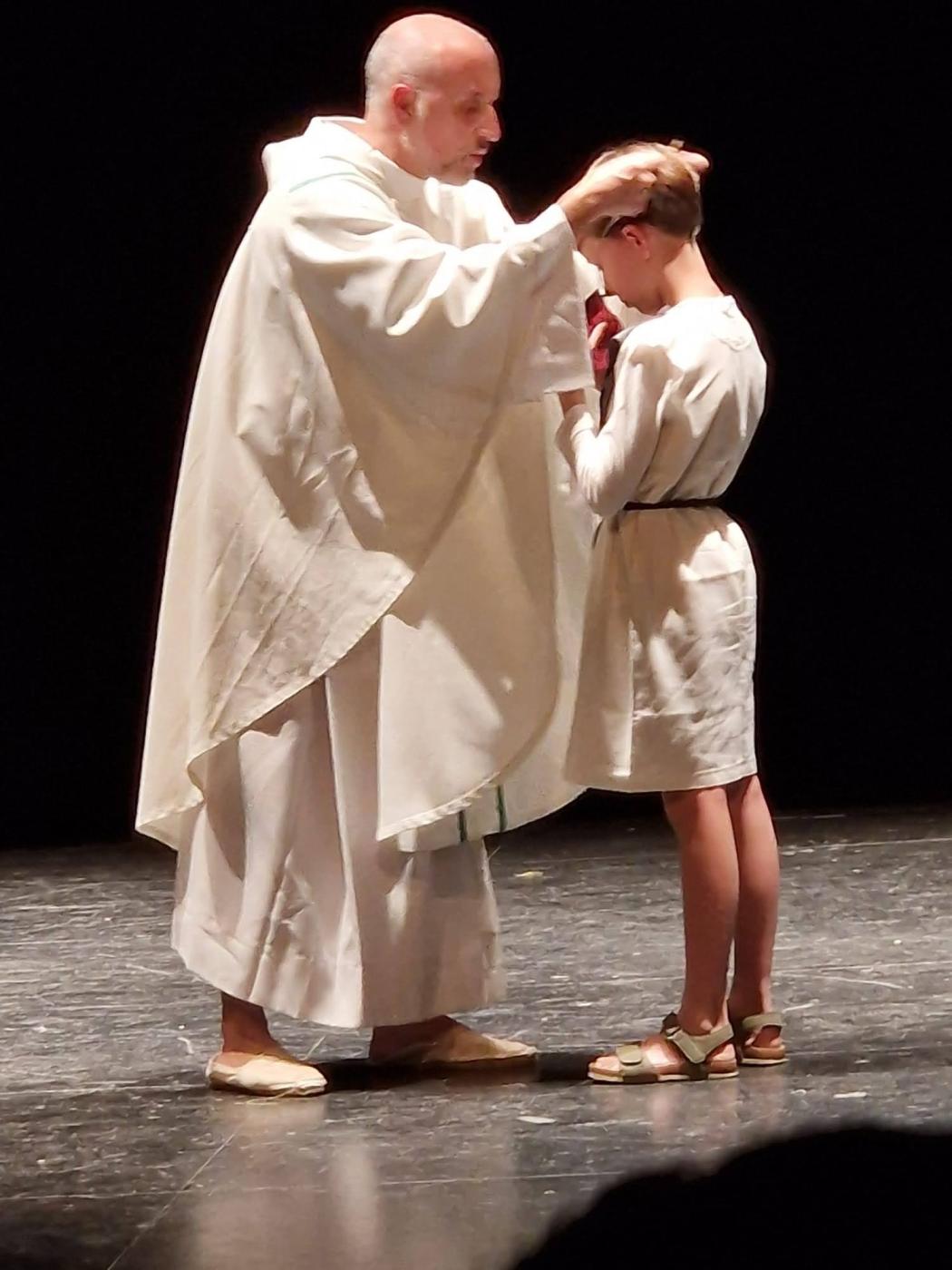 Momento de la obra "Ciriaco y Paula, el musical"