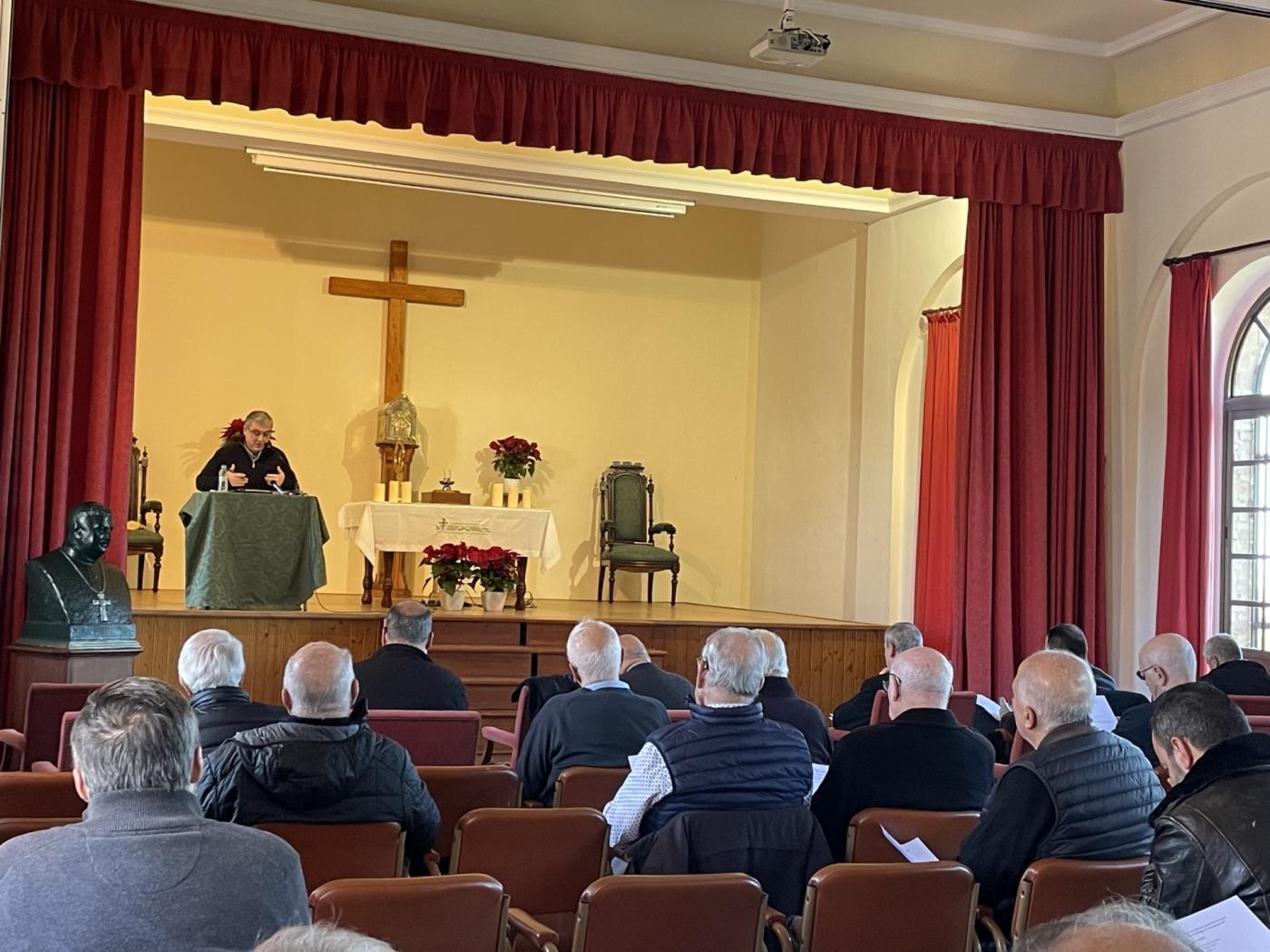 Retiro de Adviento para el clero en el Seminario Diocesano // E. LLAMAS