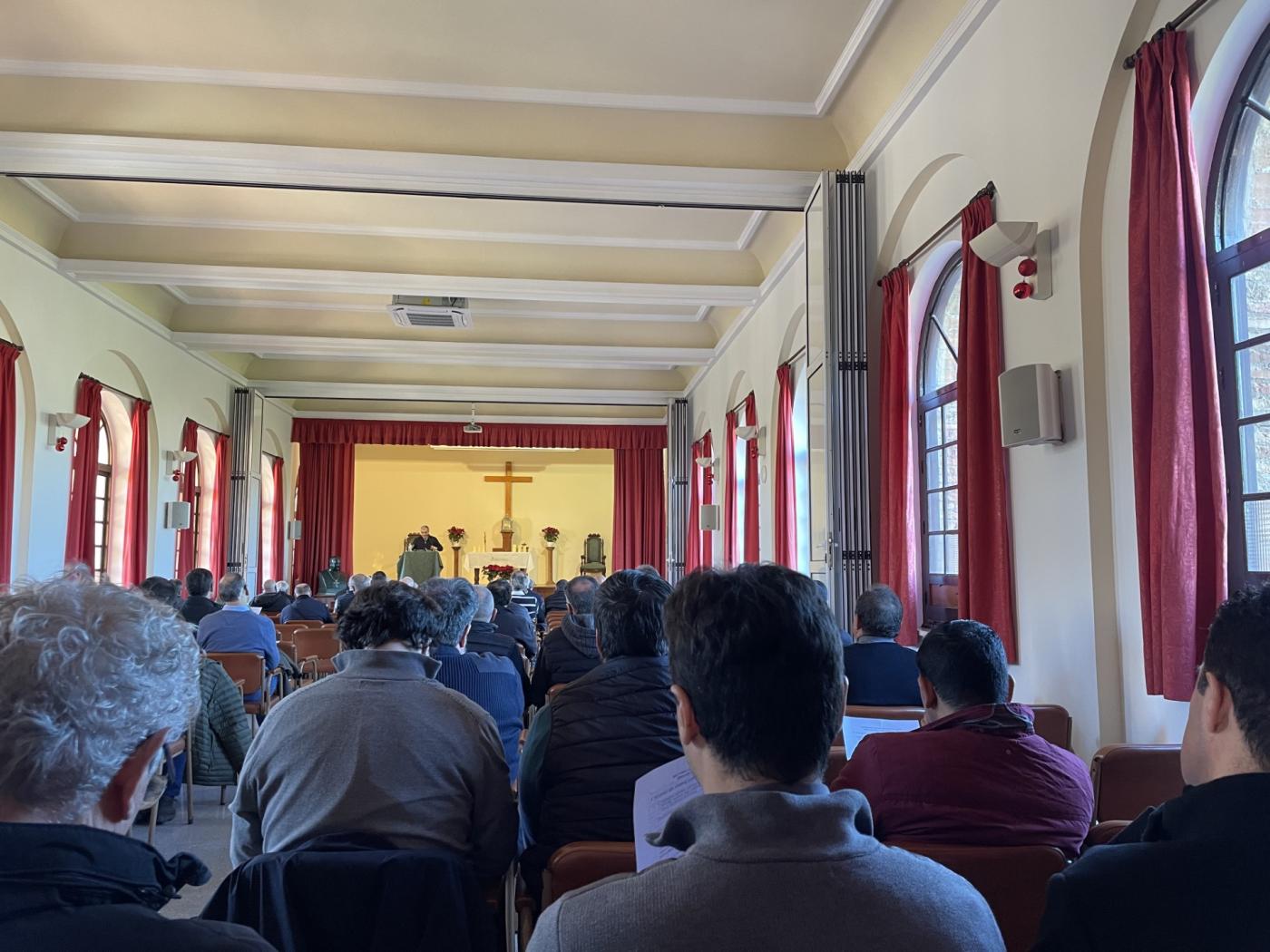 Retiro de Adviento para el clero en el Seminario Diocesano // E. LLAMAS