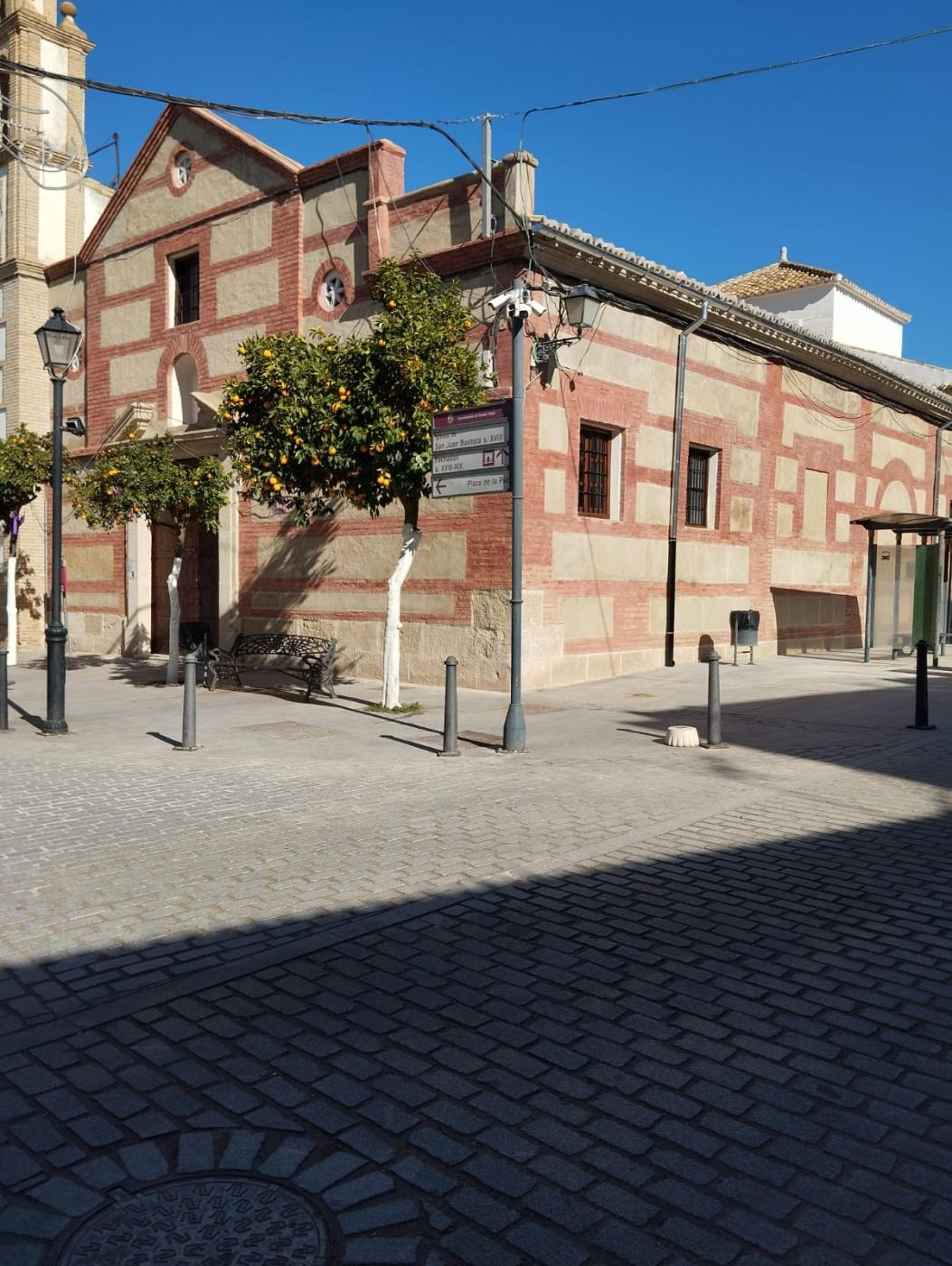 Parroquia de San Juan Bautista, en Cuevas Bajas, tras su reciiente restauración