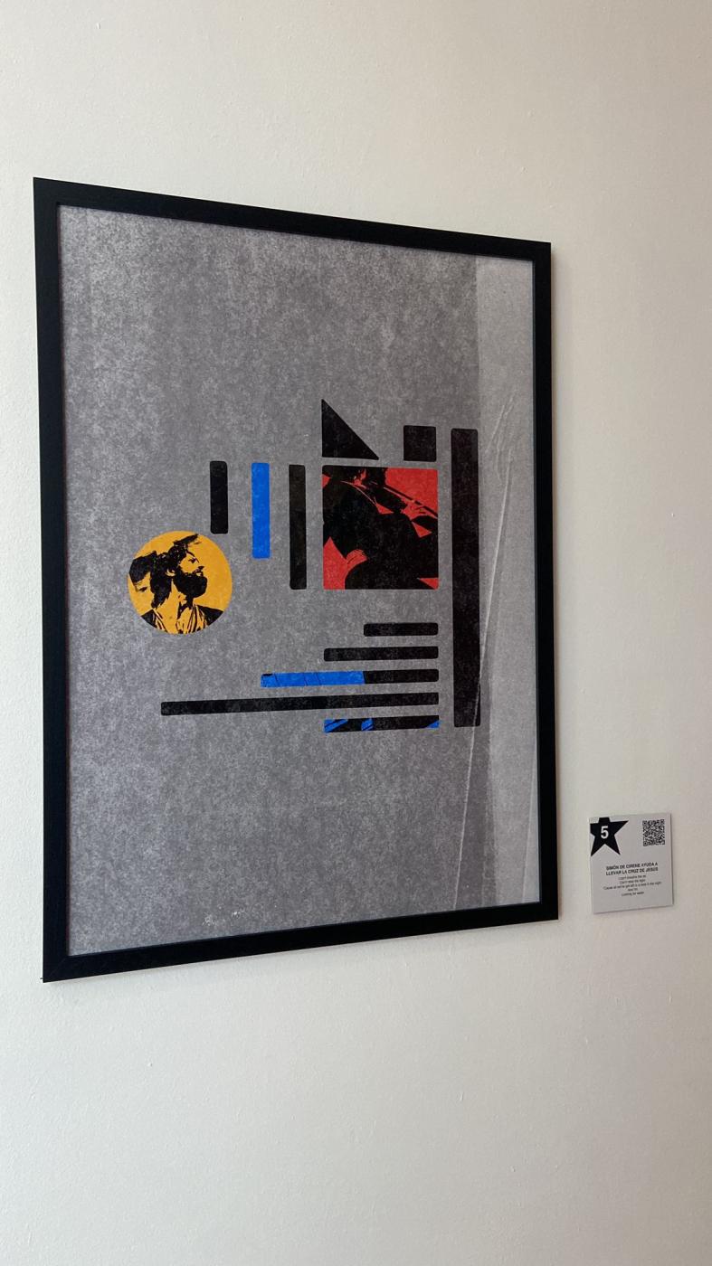 Una de las obras de la exposición "White light, white heat"