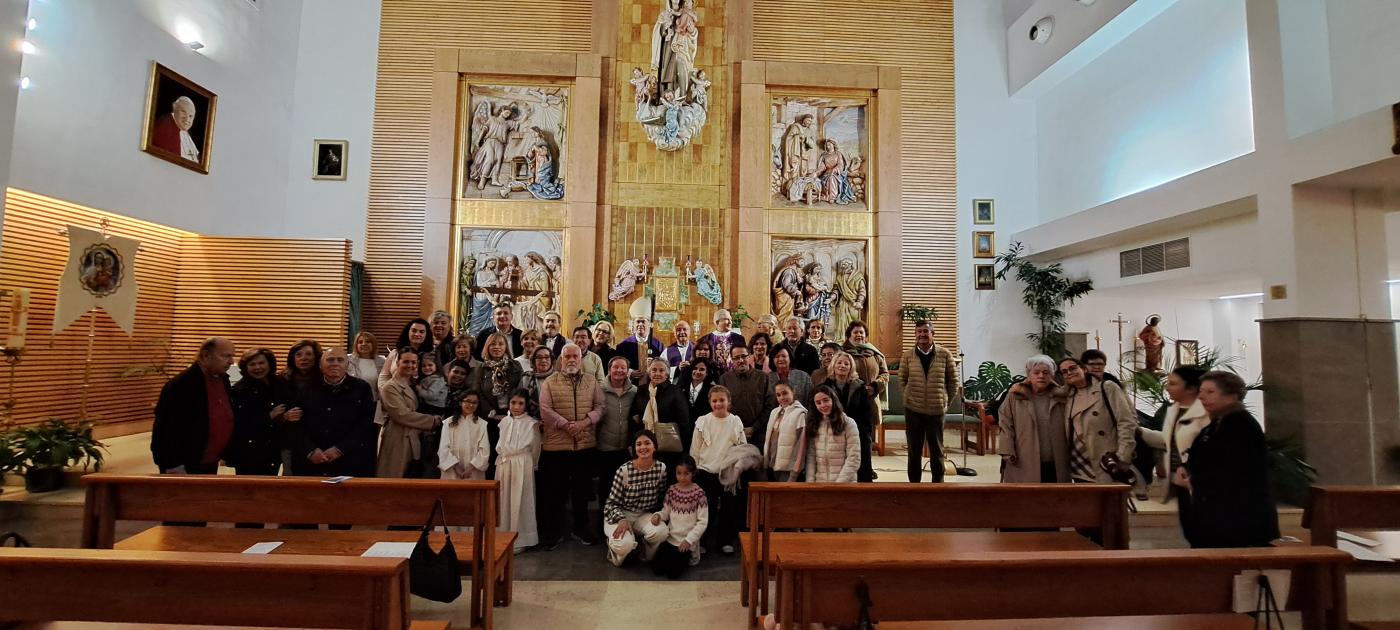 «Es una alegría recibir una visita de quien viene a cuidarte, guiarte, acompañarte y compartir la vida»