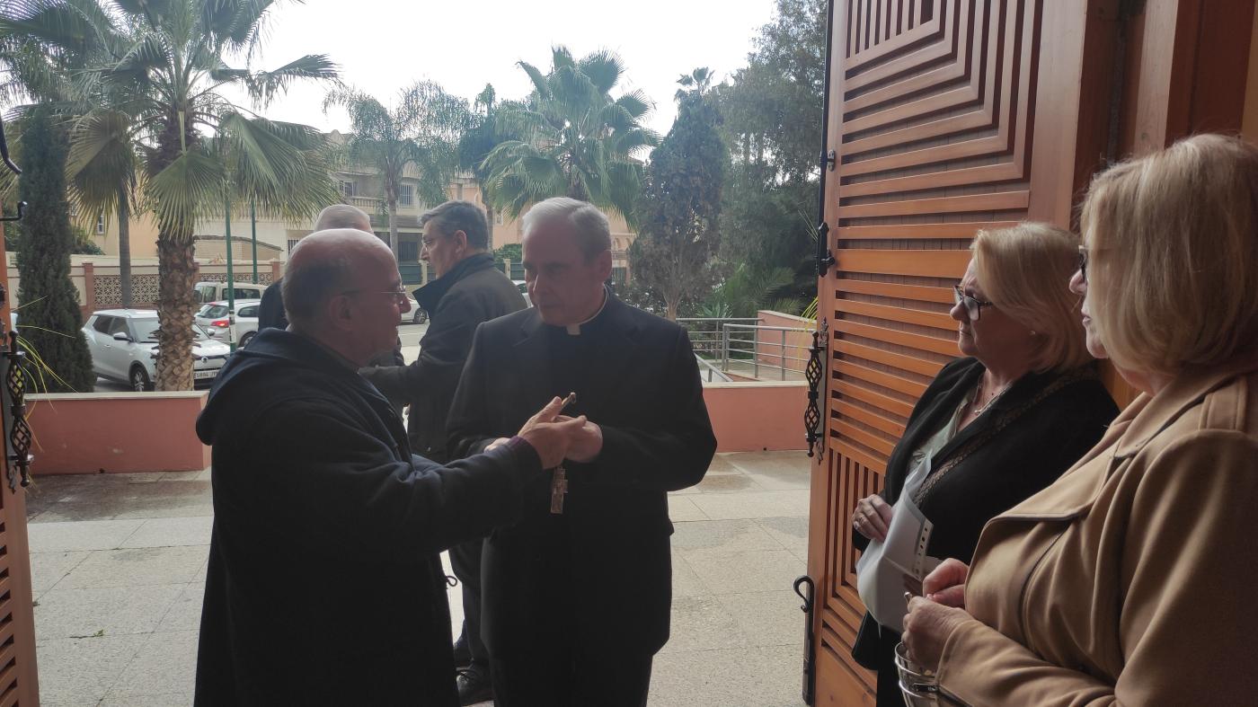 «Es una alegría recibir una visita de quien viene a cuidarte, guiarte, acompañarte y compartir la vida»