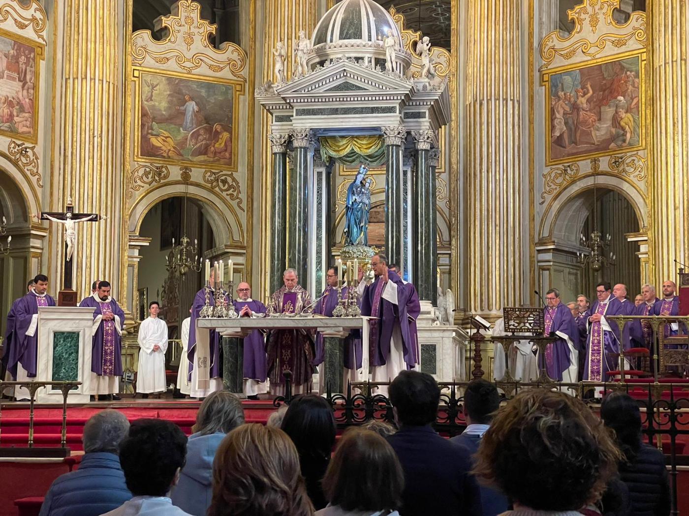 El arciprestazgo de Fuengirola-Torremolinos visita al Sr. Obispo