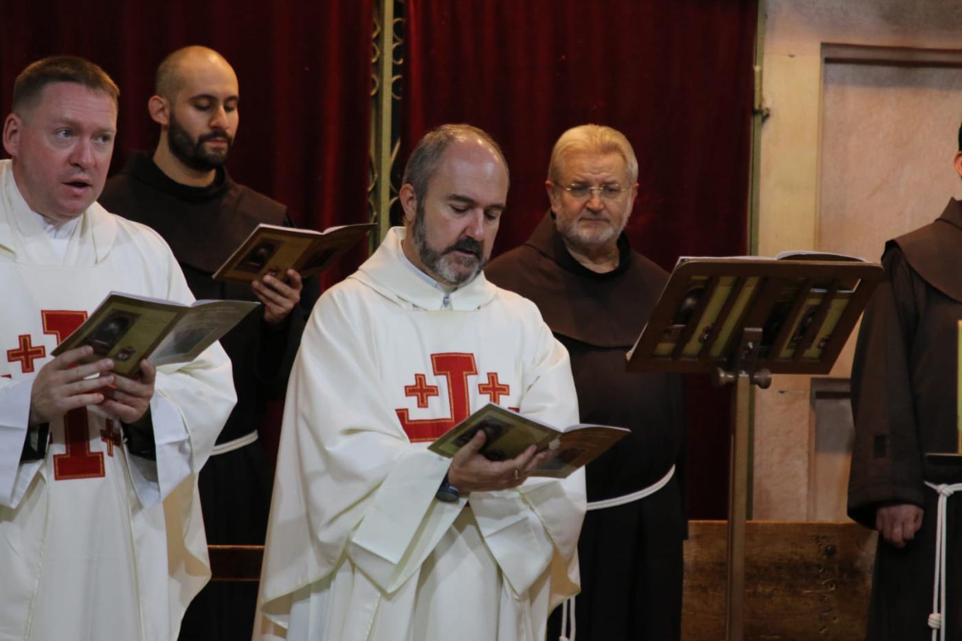 Emilio López Navas, en el Santo Sepulcro