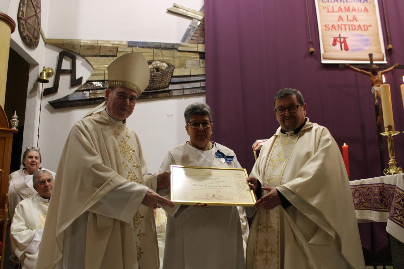 Dolores Carmona: «Mi párroco me dejó enganchada al Señor para siempre»