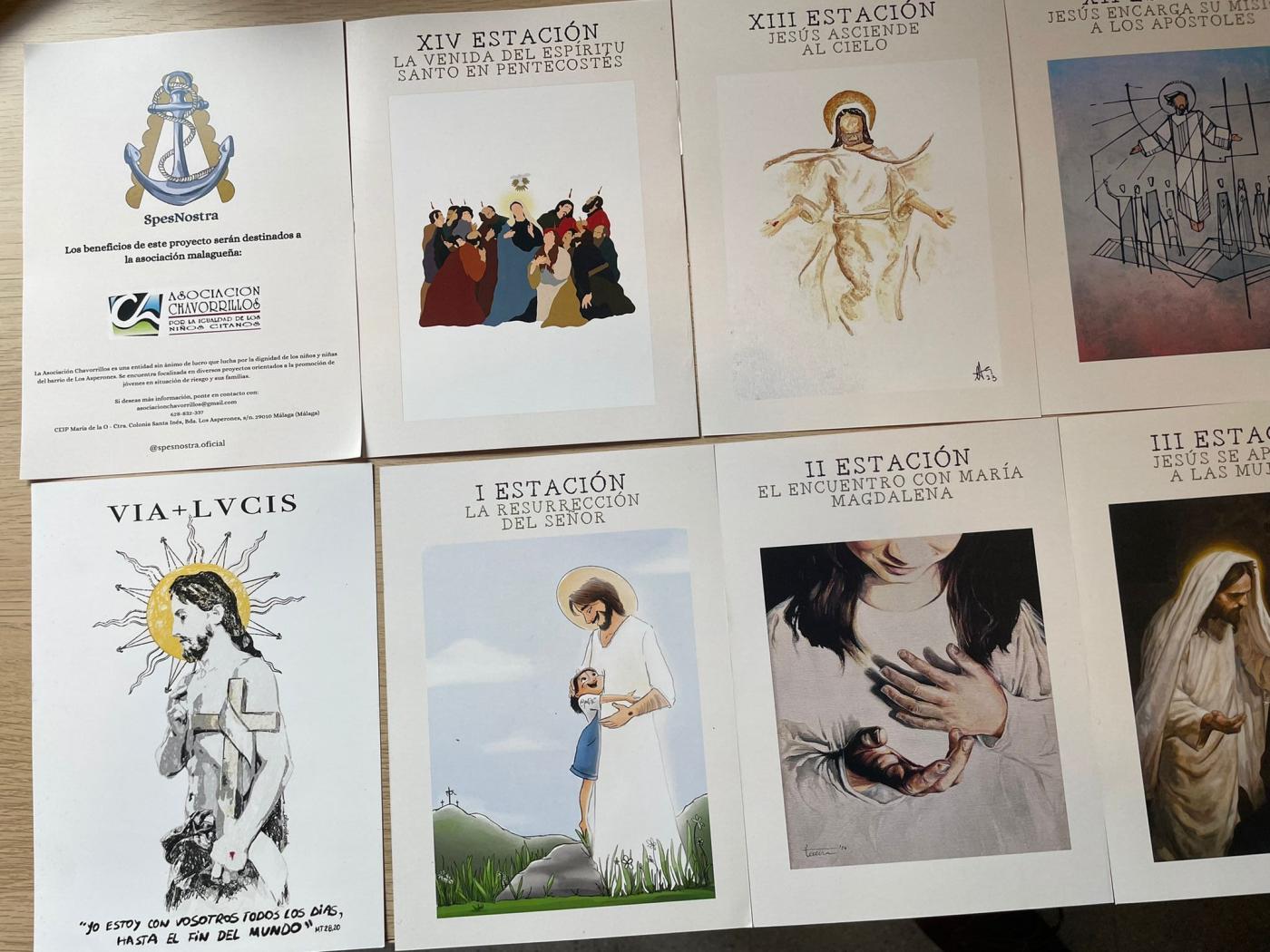 Más de 140 personas rezan el Via Lucis ante el Resucitado