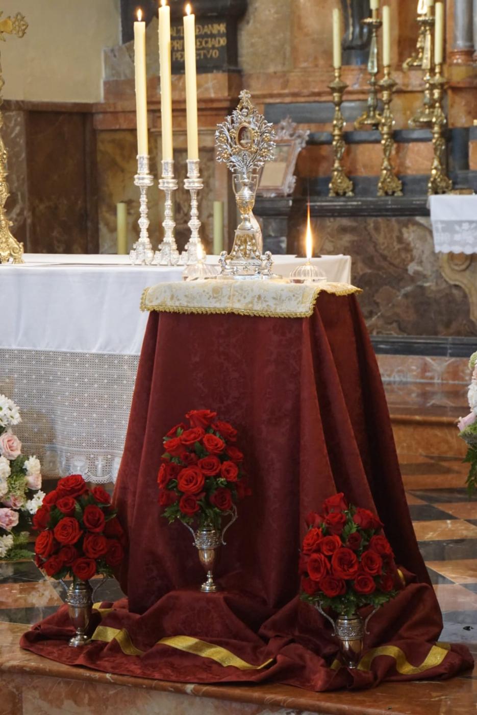 El 19 de mayo de 2024, durante el Triduo a Santa Rita de Casia, se hizo entrega de una reliquia insigne a la iglesia malagueña de San Agustín