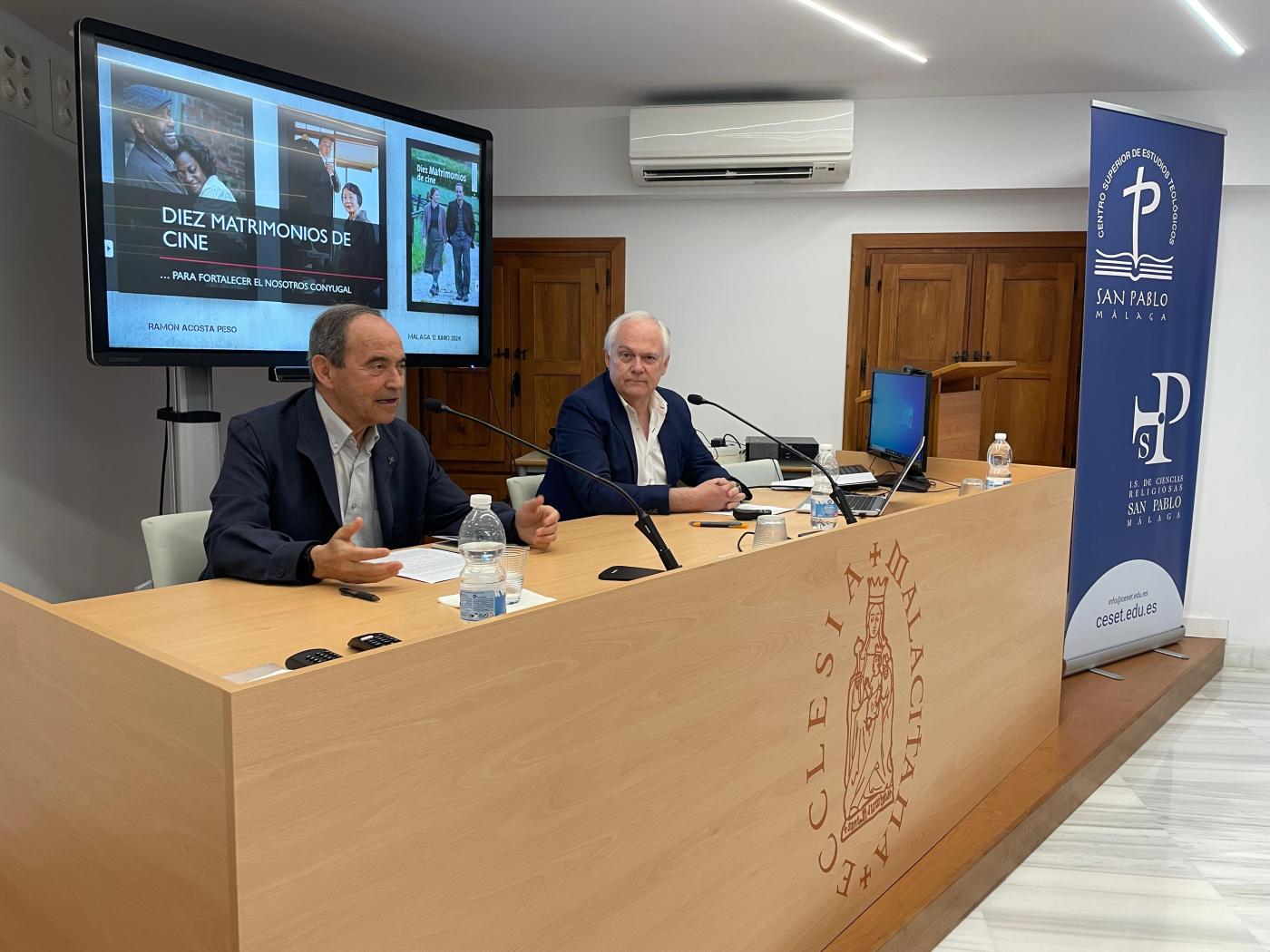 El delegado de Pastoral Familiar presentó su nuevo libro 'Diez matrimonios de cine'