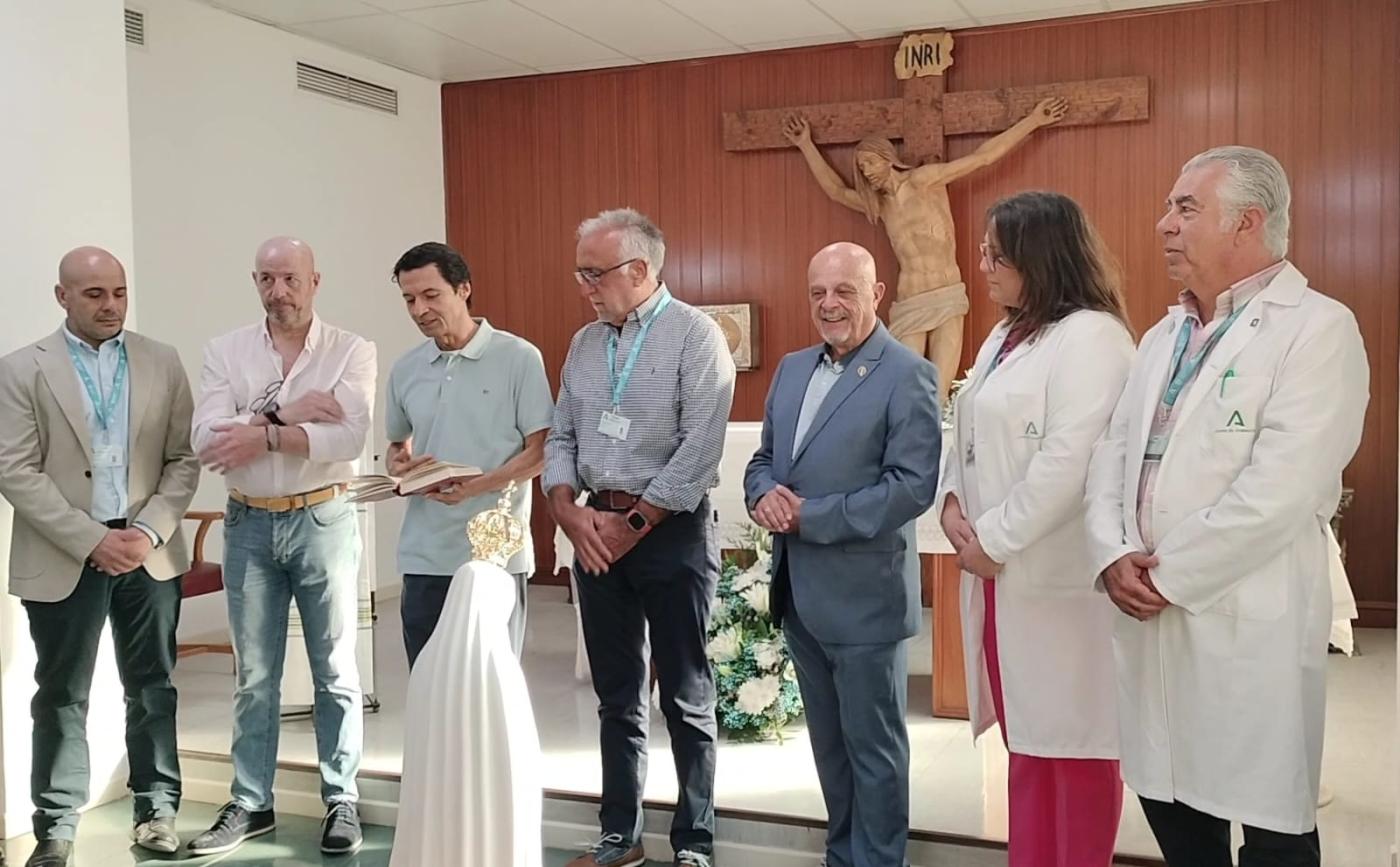 La Virgen de Fátima llega a los hospitales Carlos Haya, Materno y Civil
