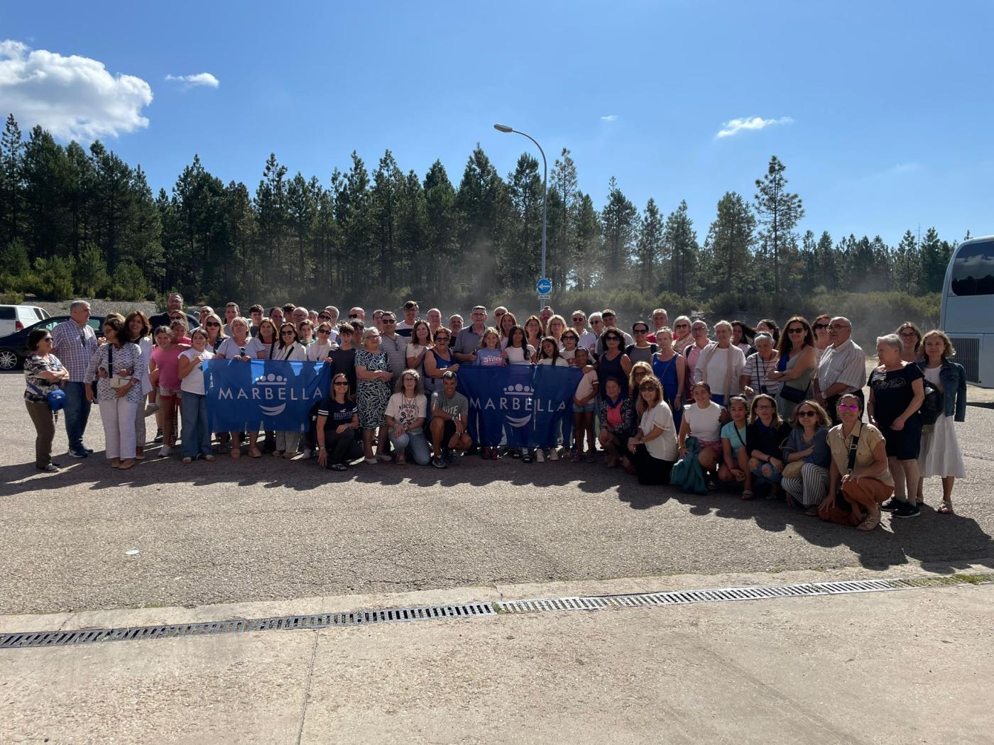 La parroquia de la Encarnación de Marbella peregrinó hacia Santiago de Compostela