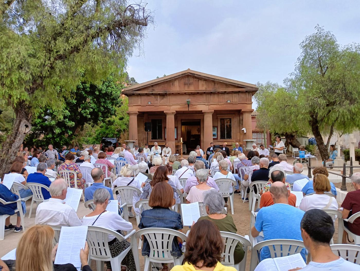 Oración ecuménica en septiembre de 2024 en la iglesia anglicana de San Jorge
