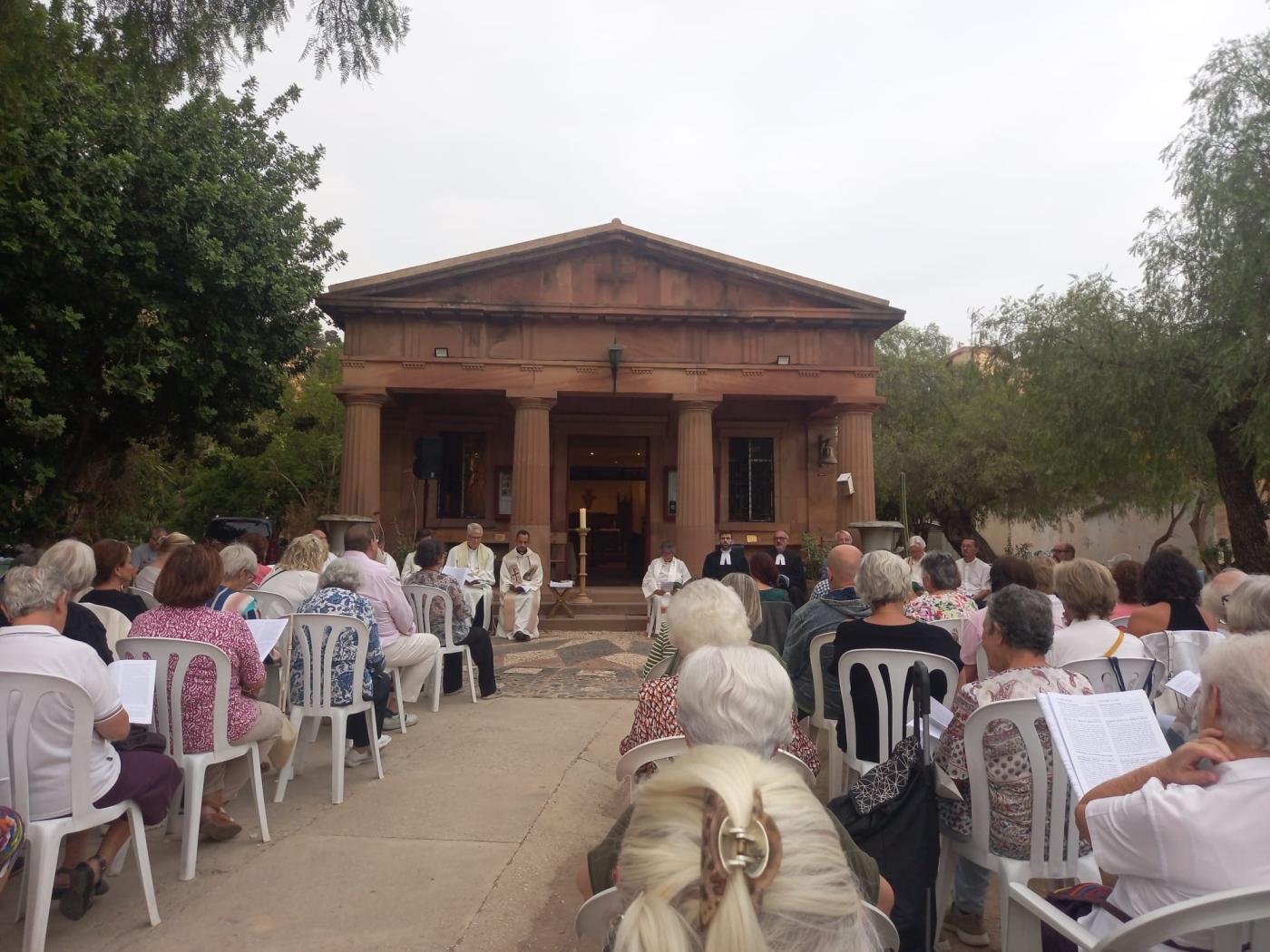 Oración ecuménica en septiembre de 2024 en la iglesia anglicana de San Jorge