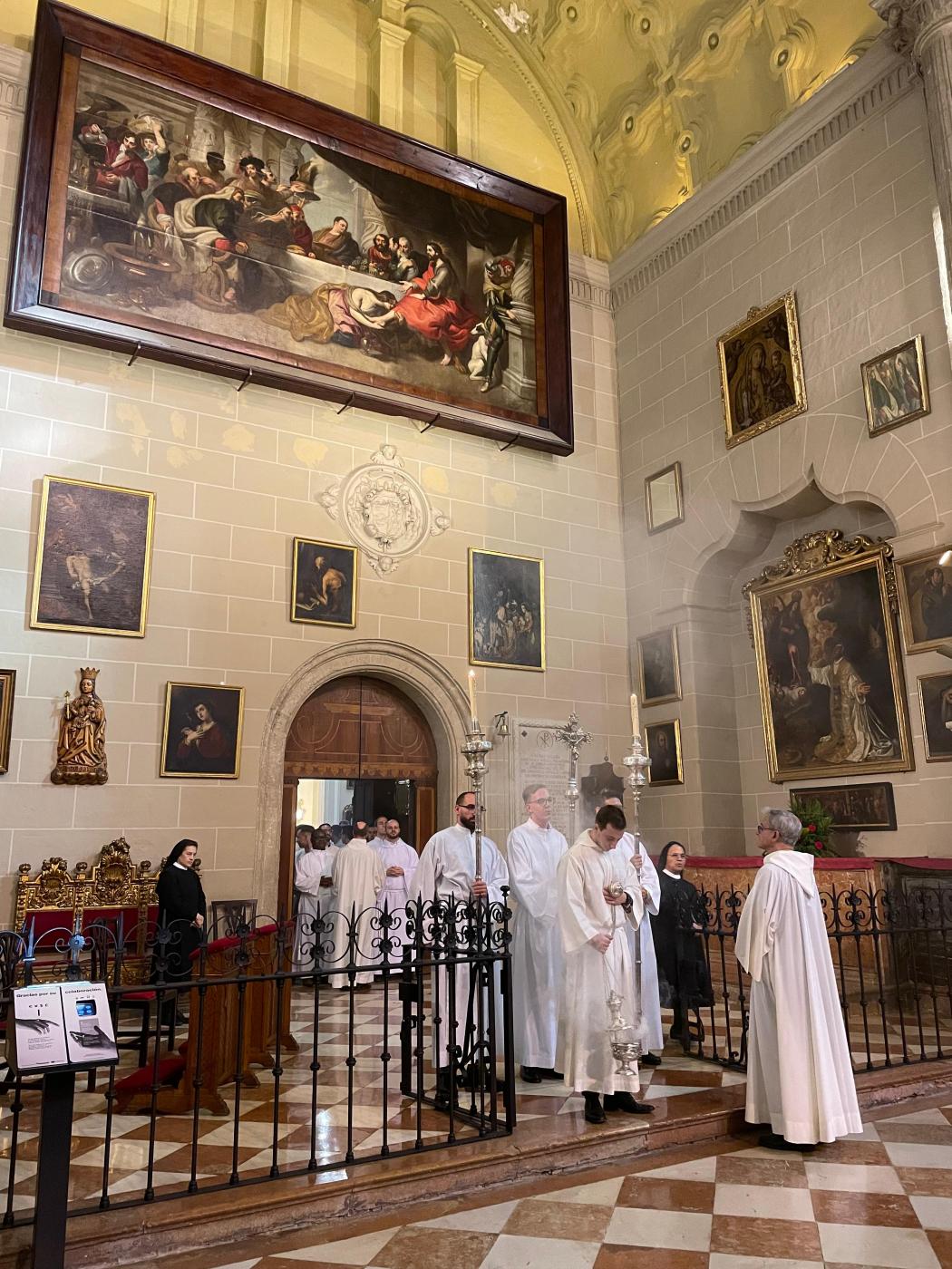 Ordenación como diáconos de José Ignacio, José Francisco y Antonio // E,. LLAMAS