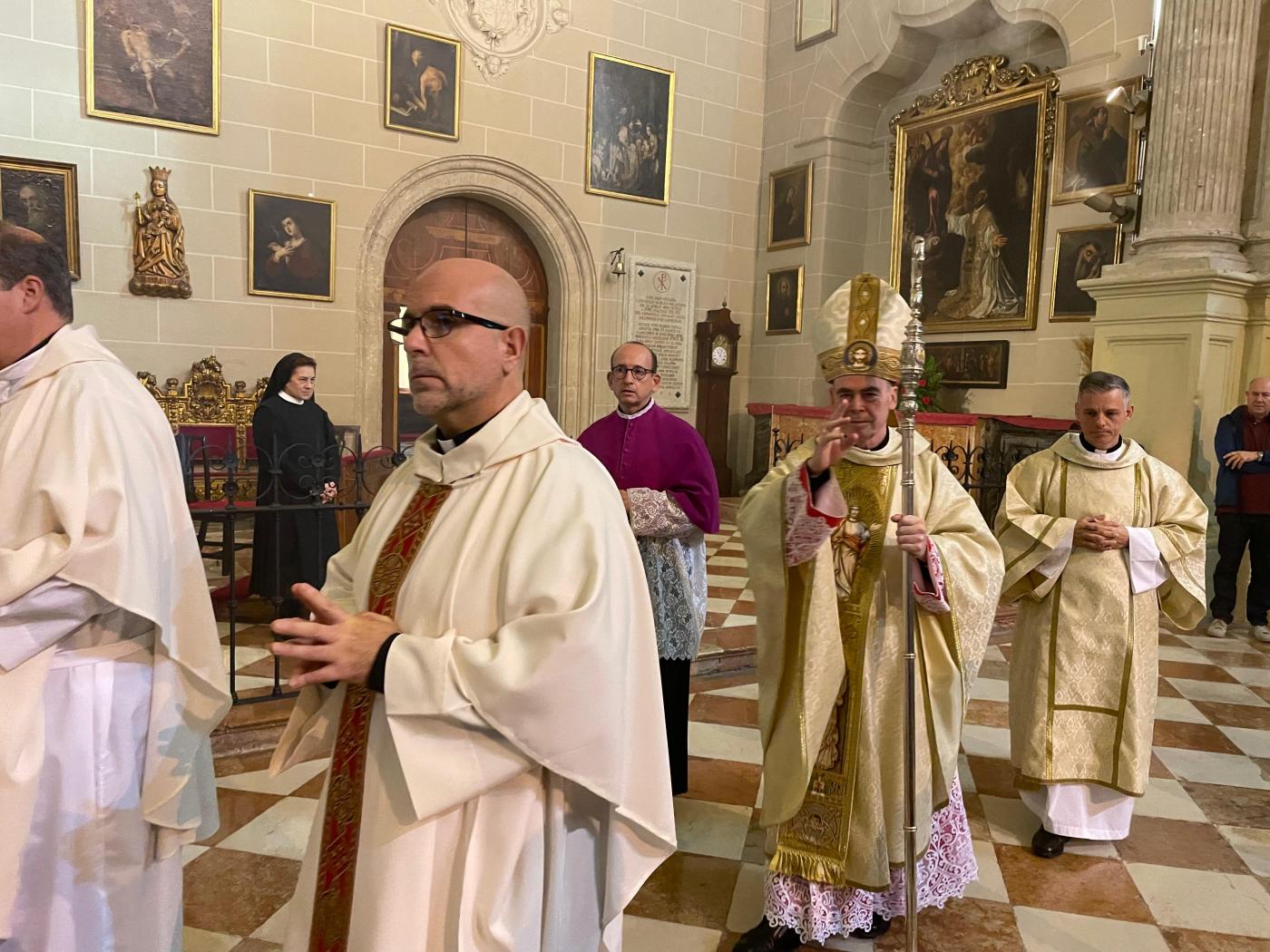 José Ignacio, José Francisco y Antonio, futuros diáconos de la Iglesia de Málaga