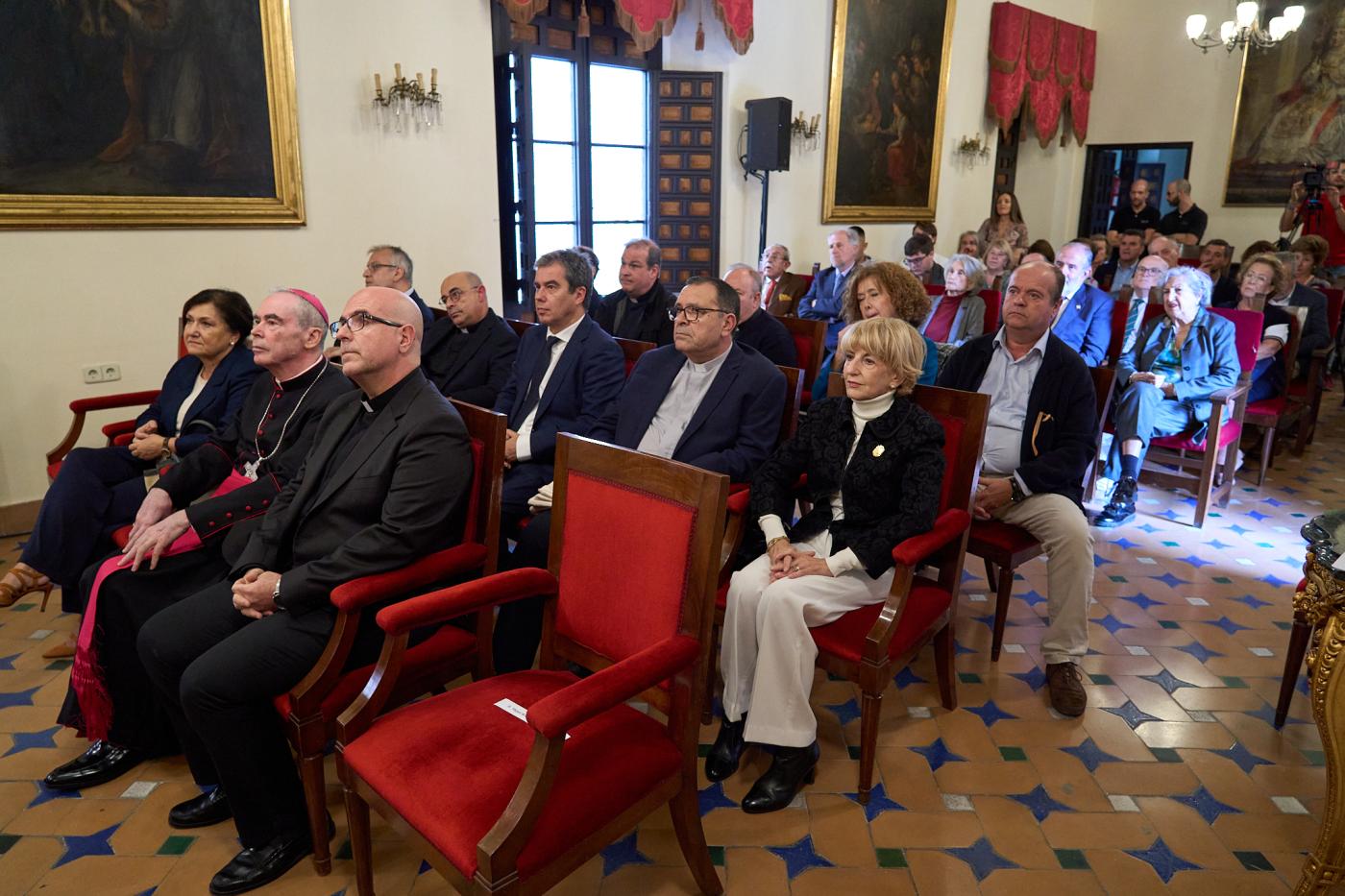 Presentación de los fondos de Santo Tomás en el Archivo Histórico Diocesano. FOTO: JUANJO MAYORGA