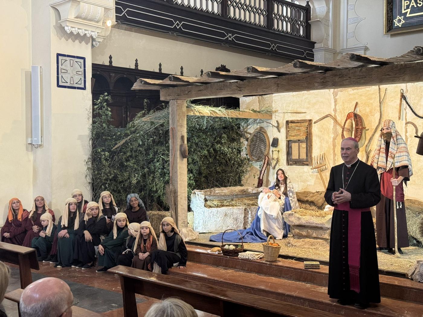 El Belén Diocesano anuncia la Navidad