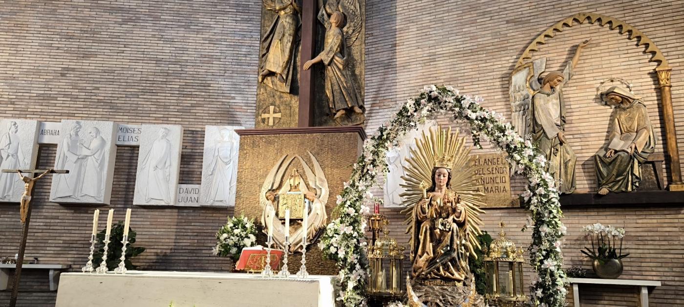 La Virgen en la parroquia de San Gabriel
