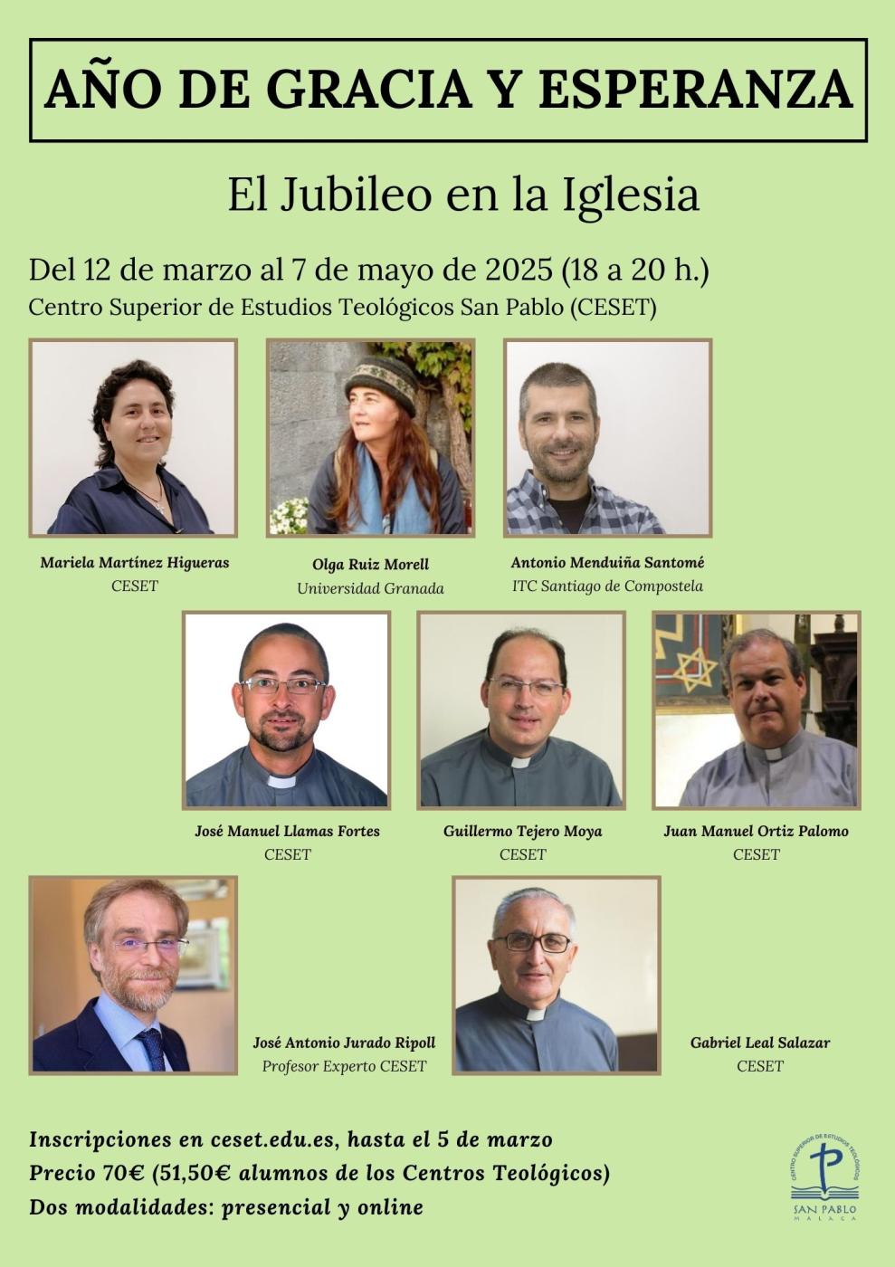 El CESET concluye el Curso Bíblico sobre el Jubileo con el profesor Gabriel Leal