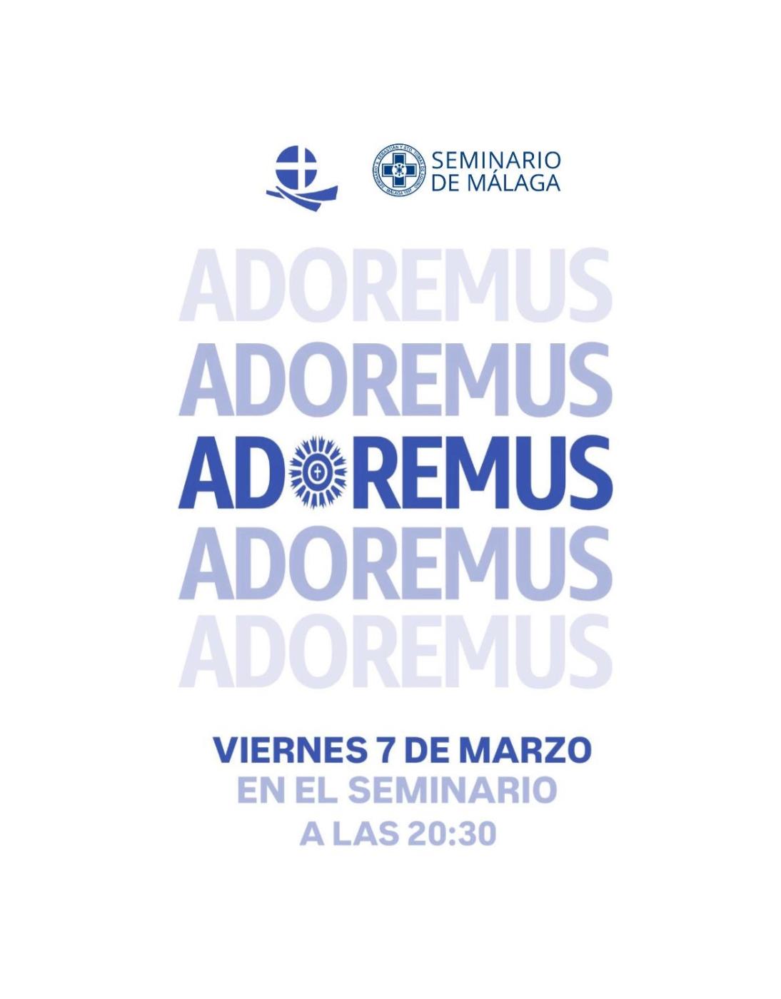 Este viernes, Adoremus desde el Seminario