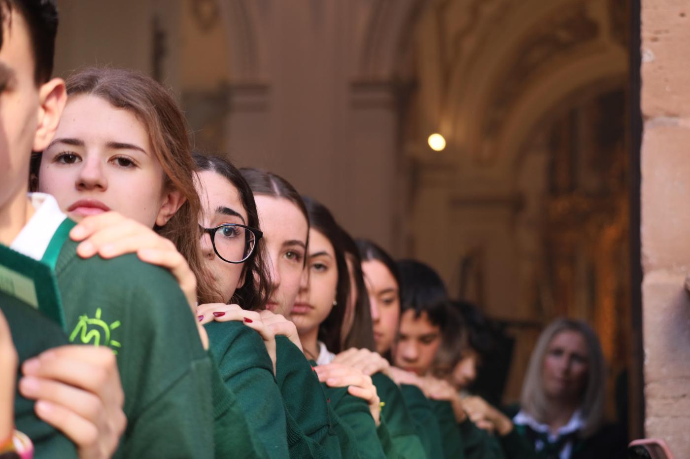 Gran procesión escolar de los colegios diocesanos