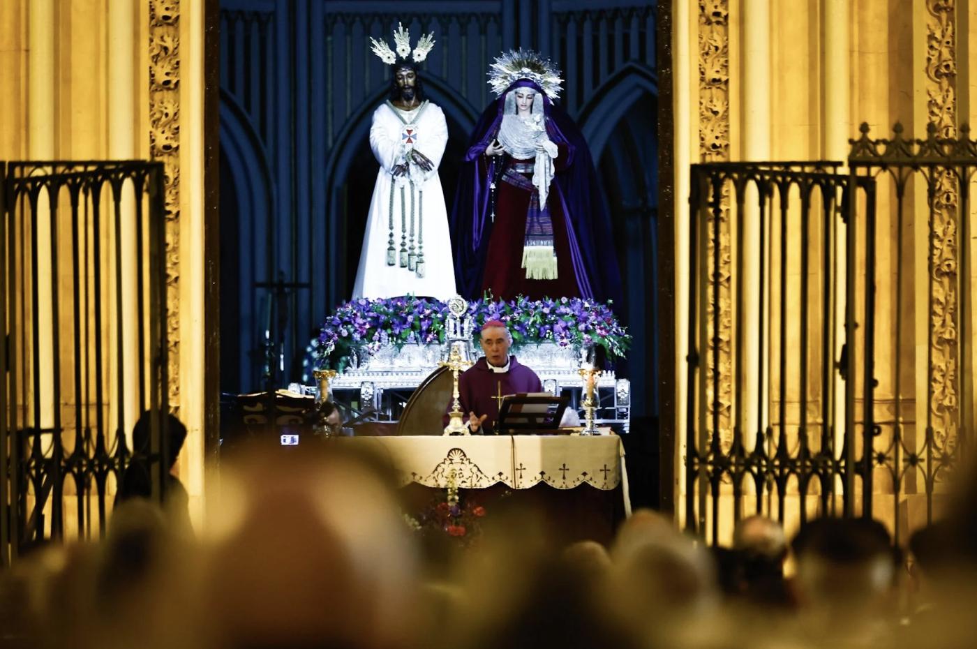 Misa del Alba de la Cofradía del Cautivo 2025 (Parroquia San Pablo-Málaga)