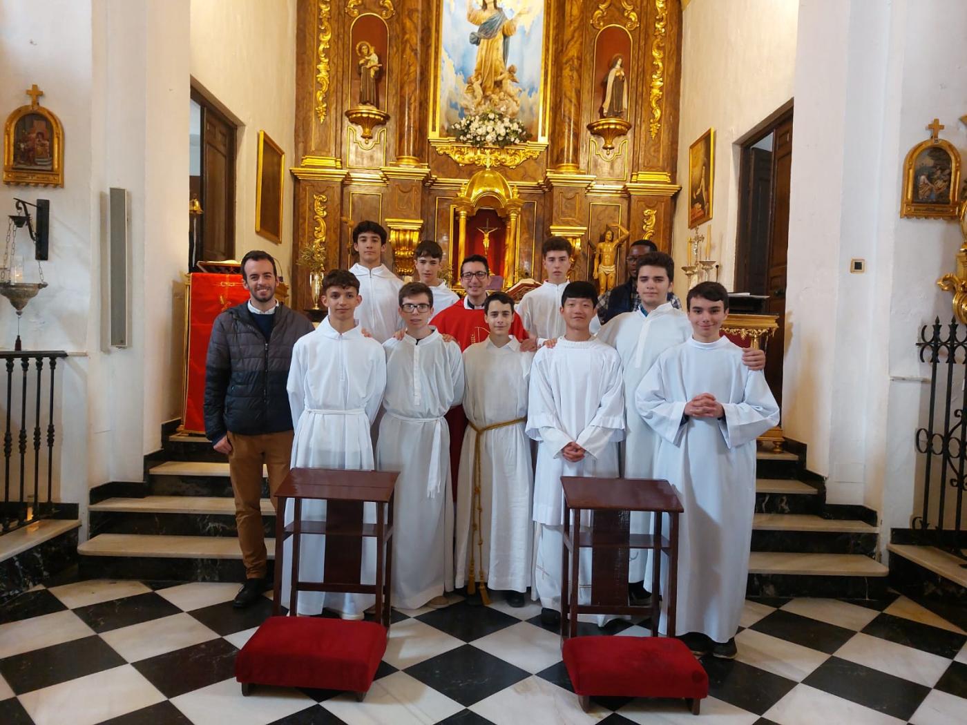 El Seminario Menor comienza la Semana Santa en Almogía