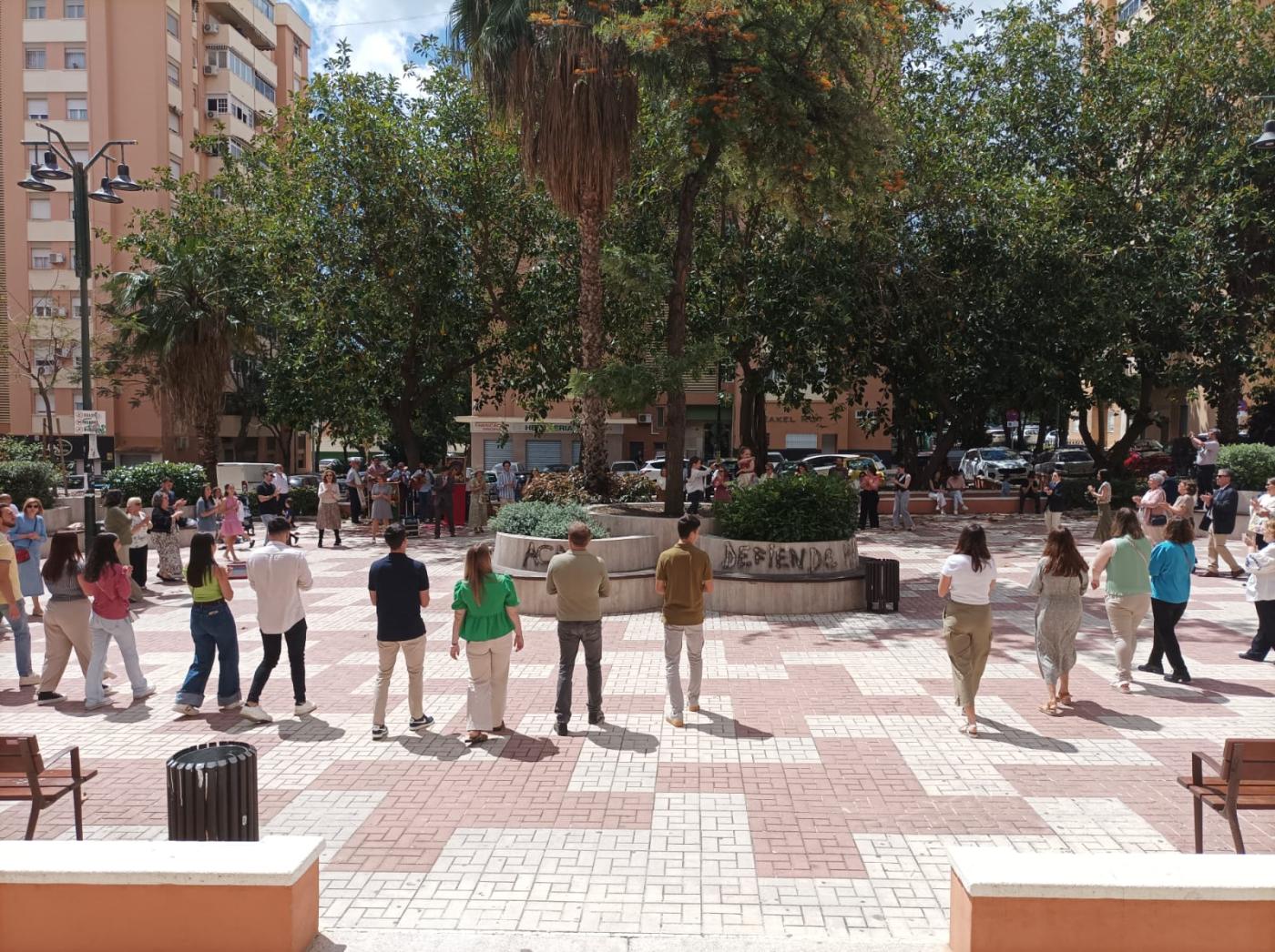 Misión en las plazas de la parroquia de Santo Tomás