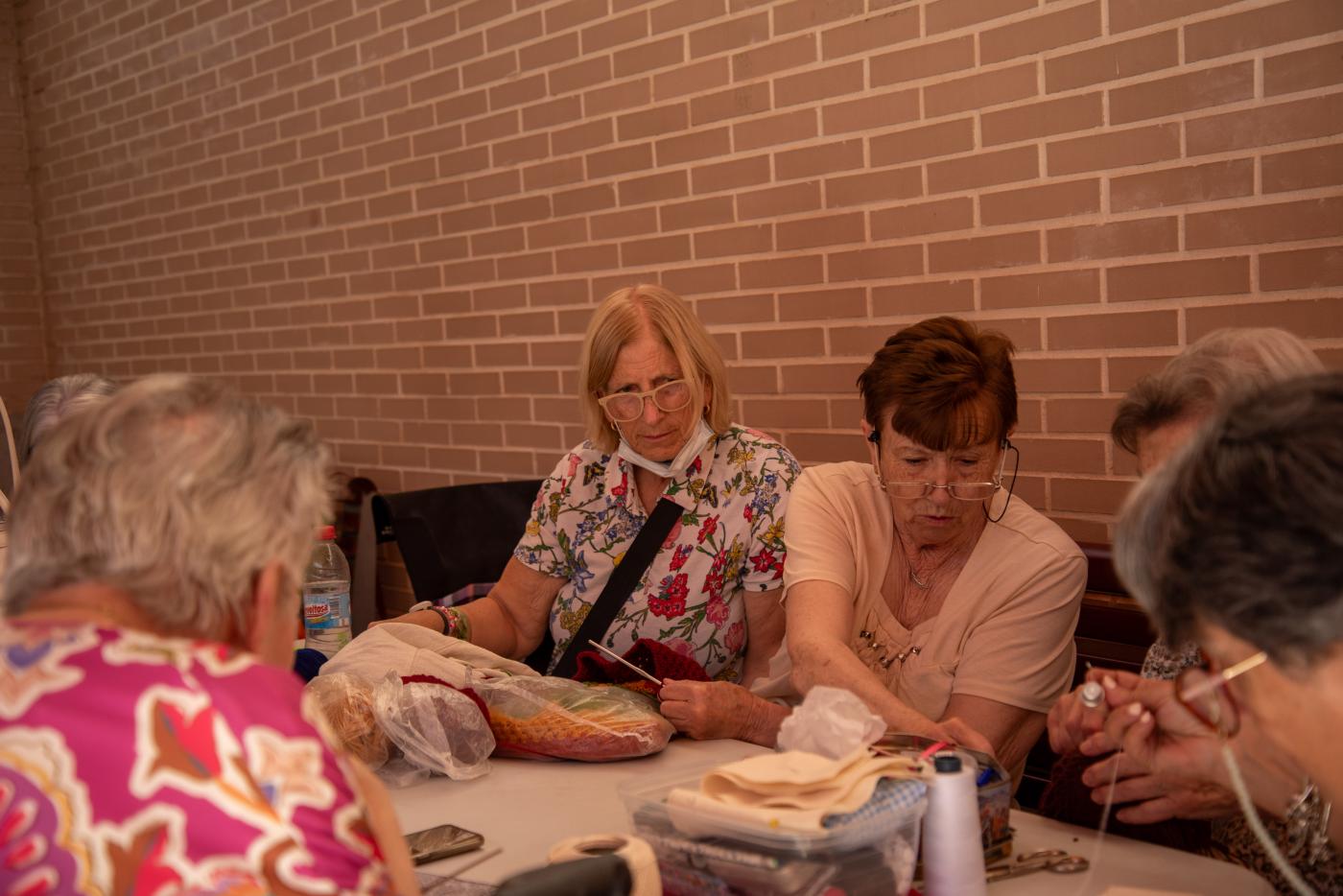 Visita a la parroquia de la Amargura de la Línea 105