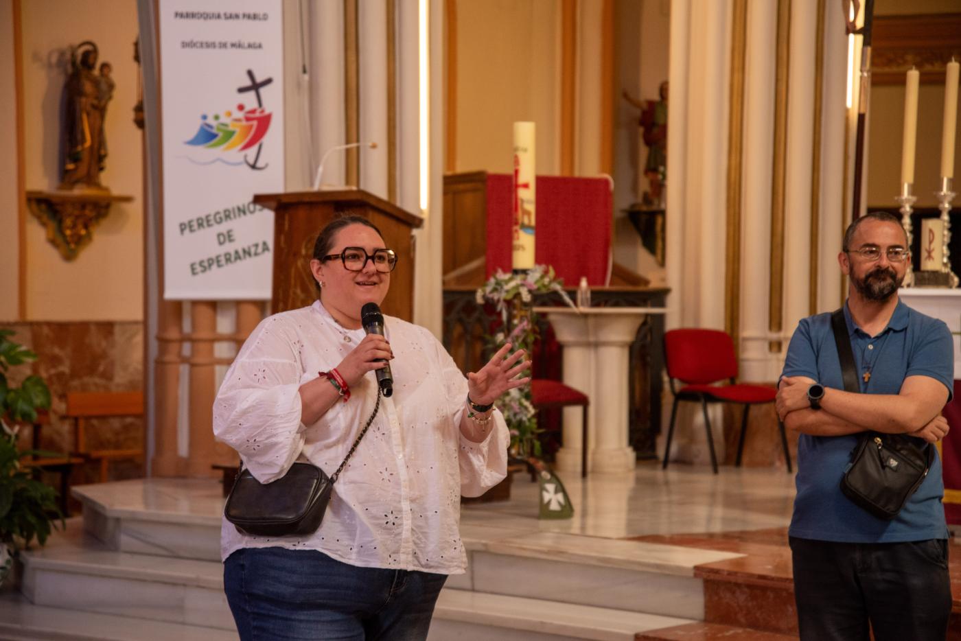 Parada de la Línea 105 en la parroquia de San Pablo