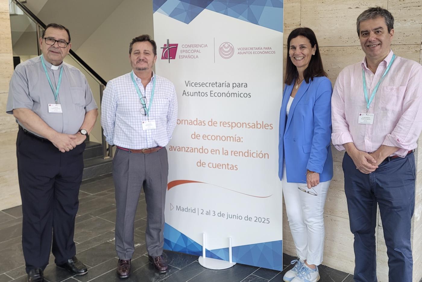 La administración diocesana comparte su experiencia en la reunión nacional de responsables de economía