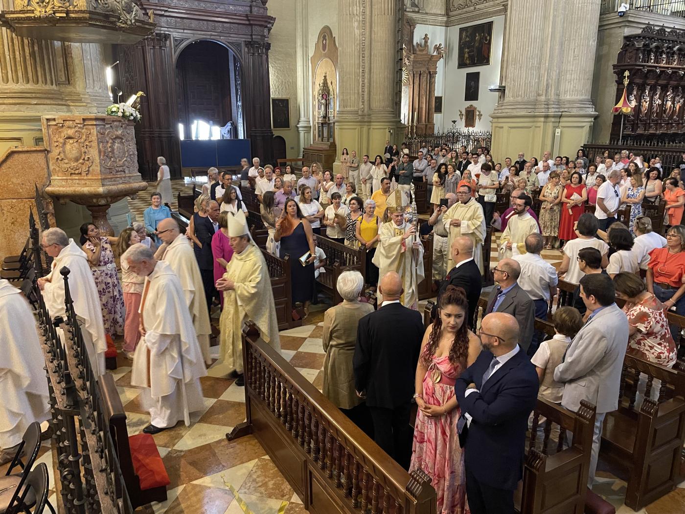 Ordenación sacerdotal de Antonio del Río y José Ignacio Postigo en la Catedral de Málaga // E. LLAMAS