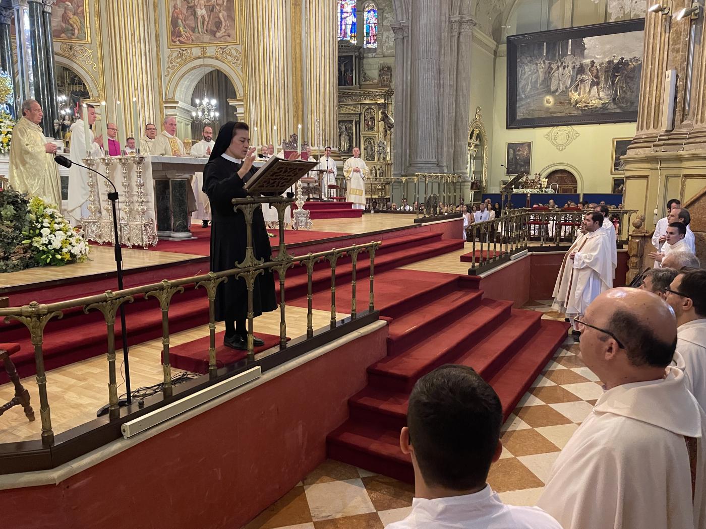 Ordenación sacerdotal de Antonio del Río y José Ignacio Postigo en la Catedral de Málaga // E. LLAMAS