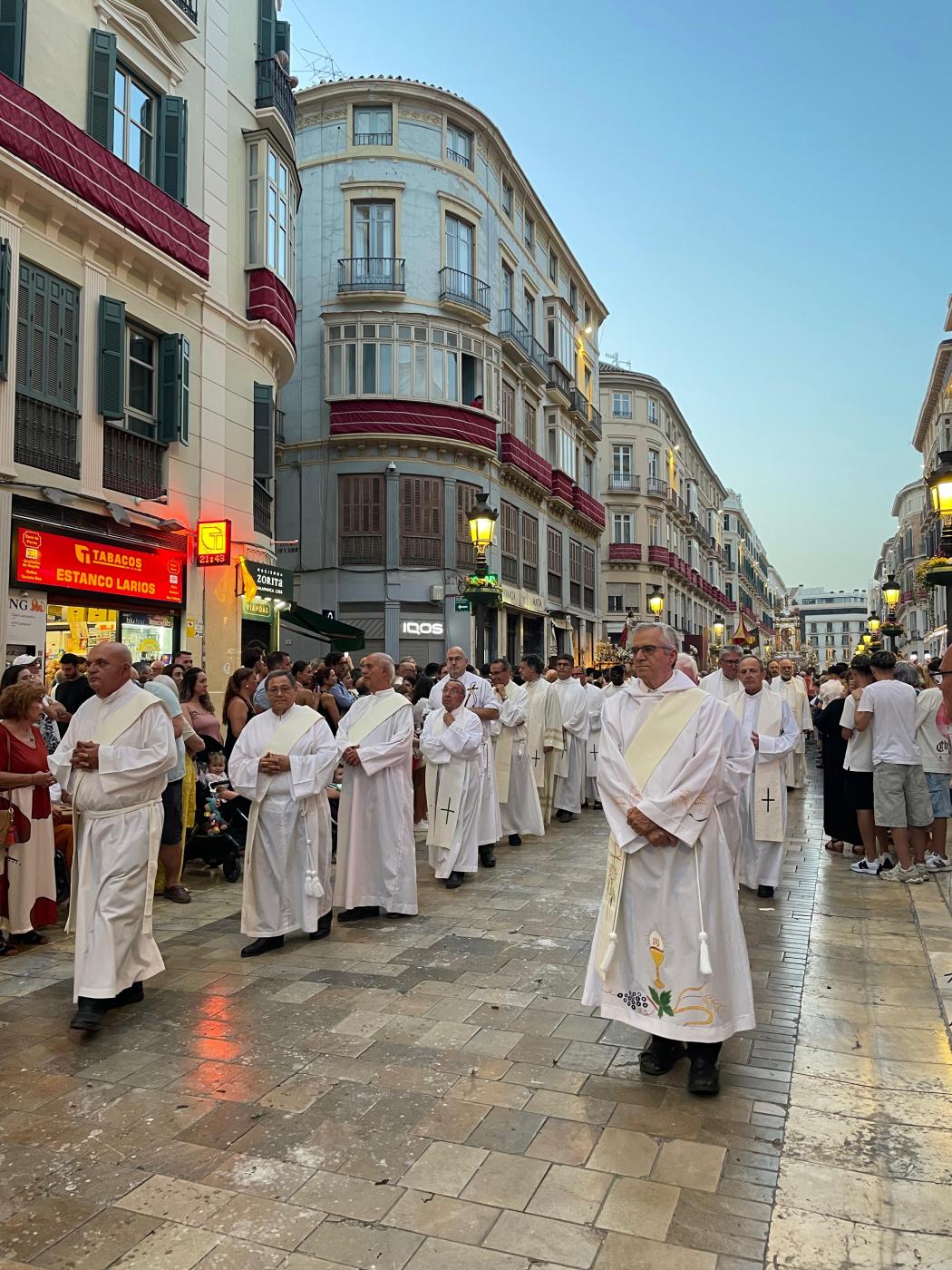 Imágenes de la procesión del Corpus Christi por las calles de Málaga