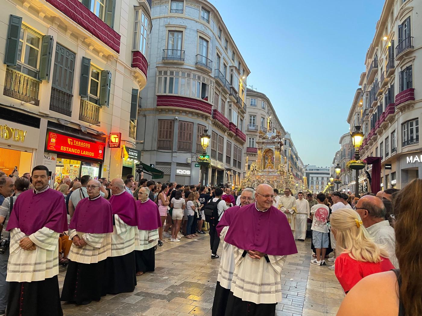 Imágenes de la procesión del Corpus Christi por las calles de Málaga