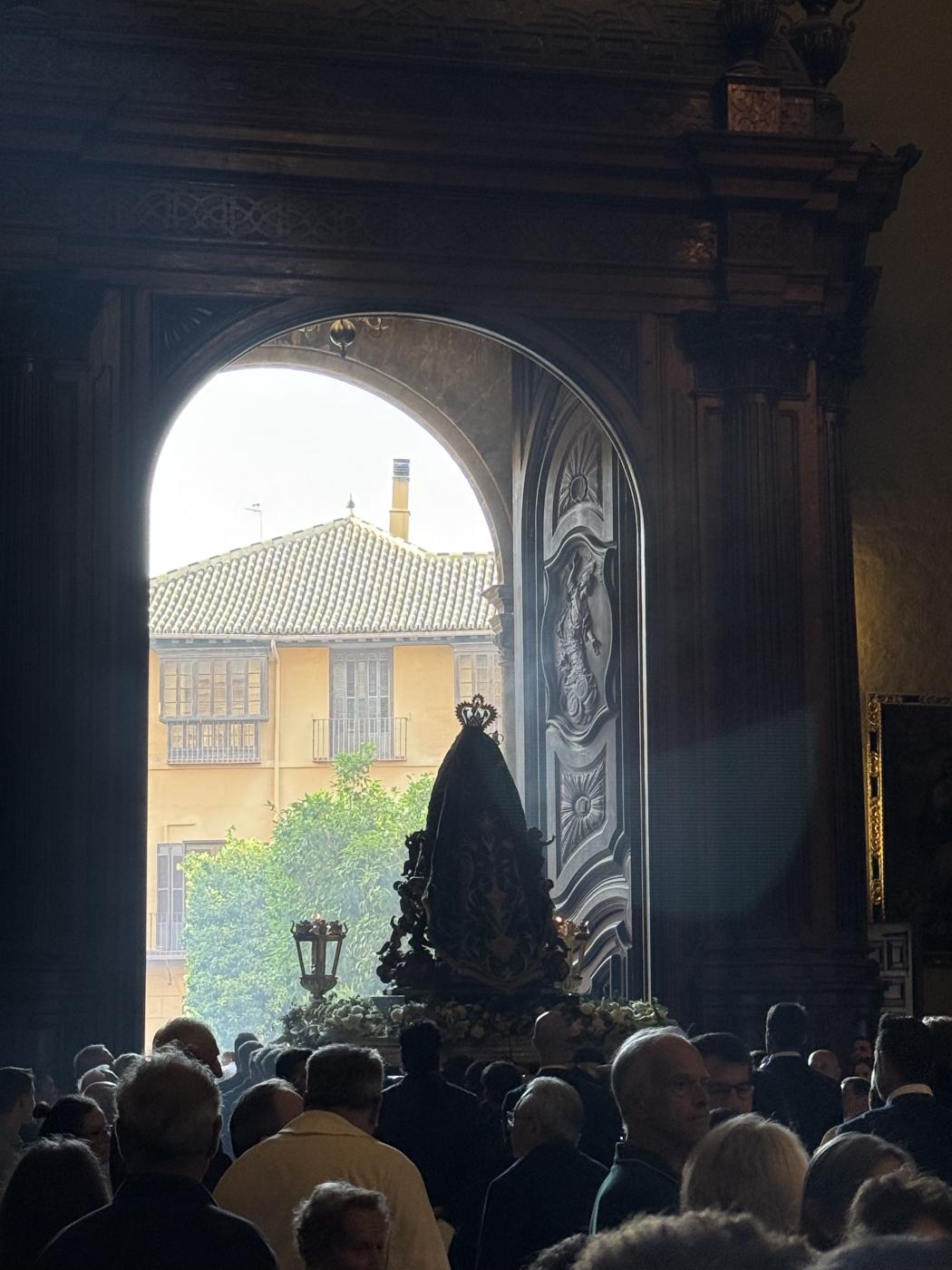 Imágenes de la procesión del Corpus Christi por las calles de Málaga