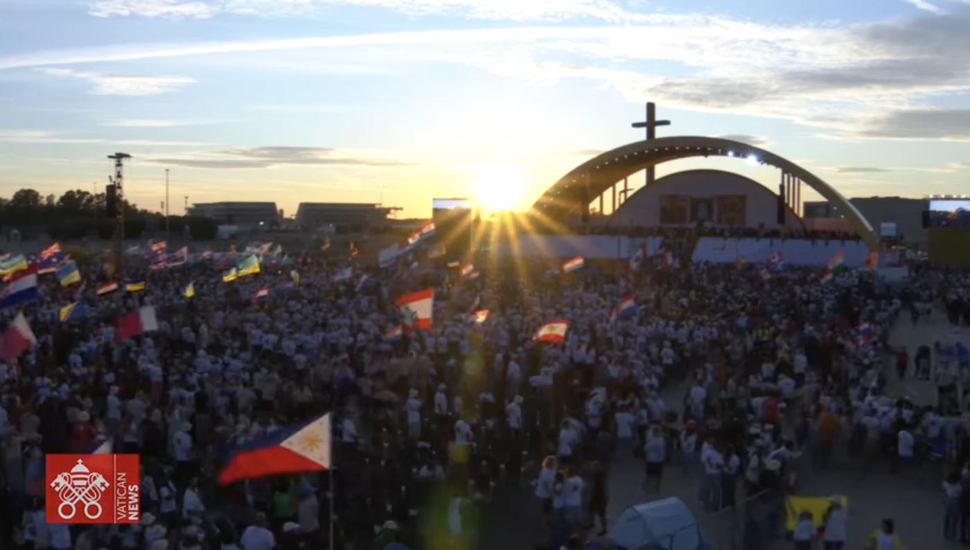 Panorámica de Tor Vergata en el Encuentro Vocacional del Camino Neocatecumenal