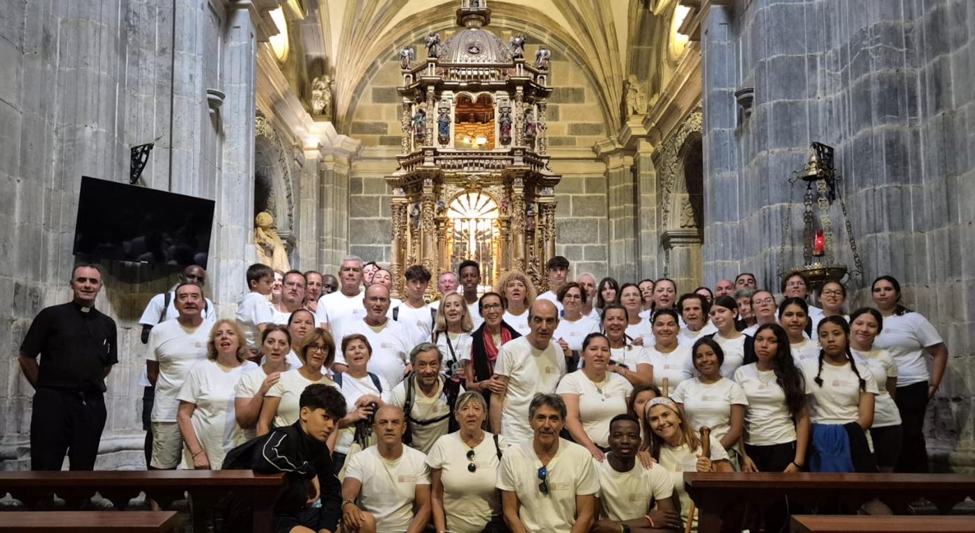 Peregrinos malagueños en el Camino Lebaniego 