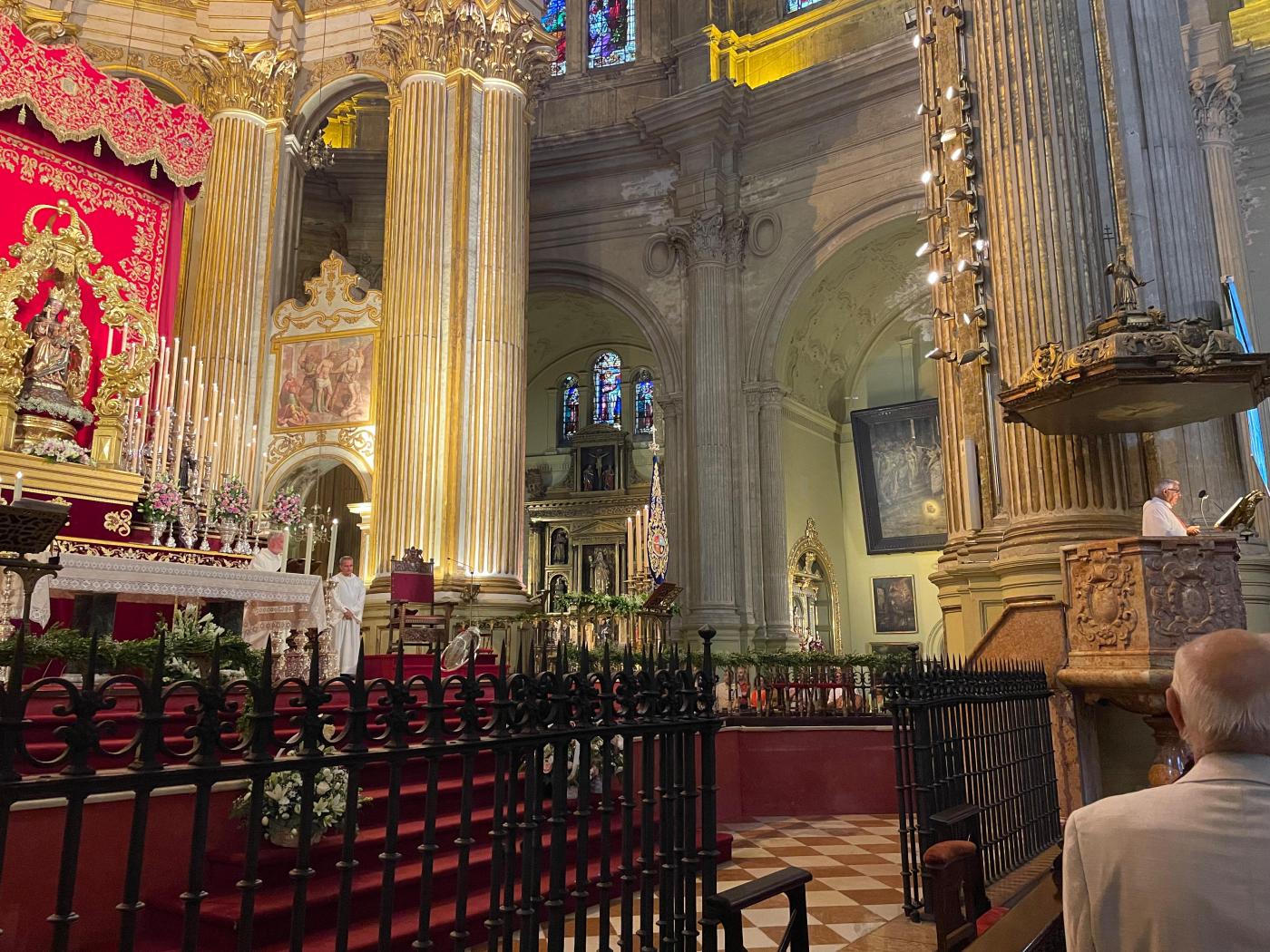 Novena a la Virgen de la Victoria en la Catedral de Málaga