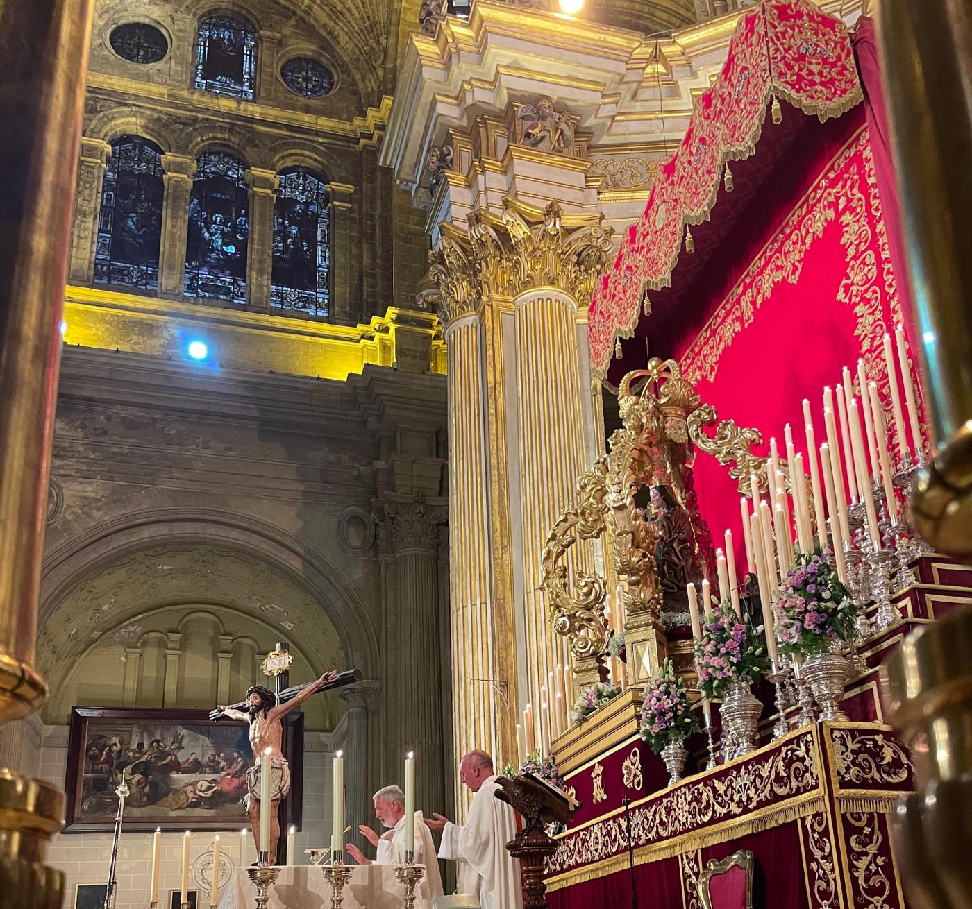 Novena a la Virgen de la Victoria en la Catedral de Málaga