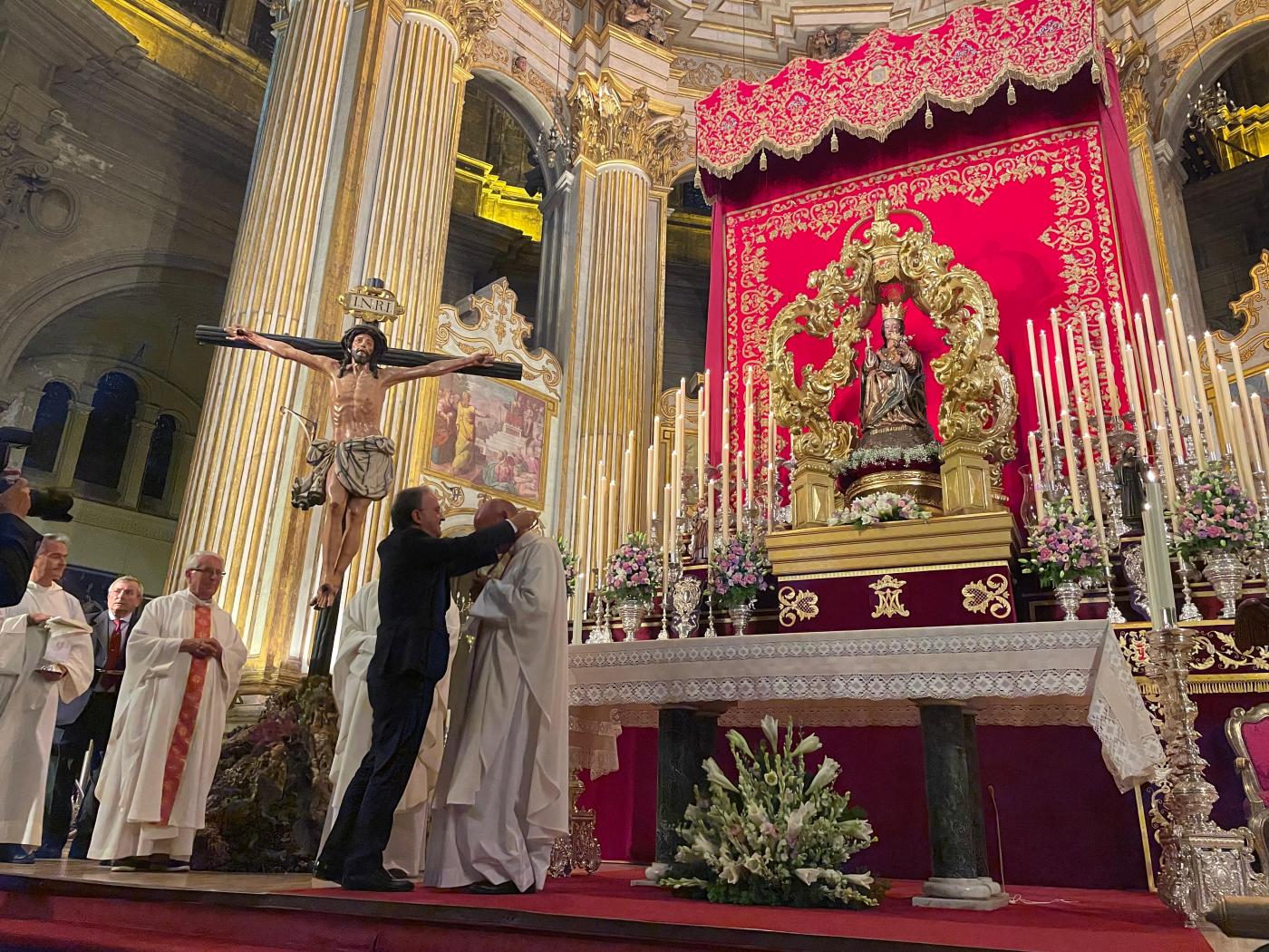 Novena a la Virgen de la Victoria en la Catedral de Málaga