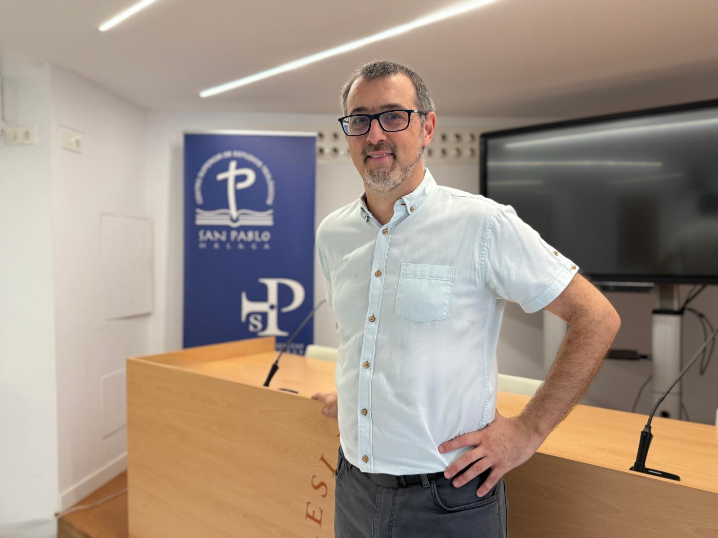 Luis Rosa Invernón, profesor de los Centros Teológicos de la Diócesis de Málaga