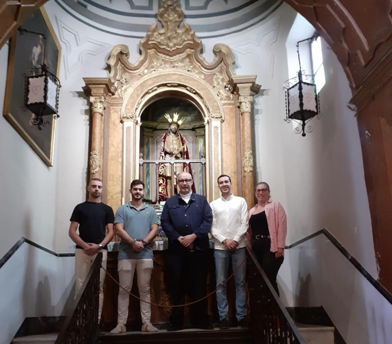 D. José Antonio Satué en el Santuario de la Paz de Ronda