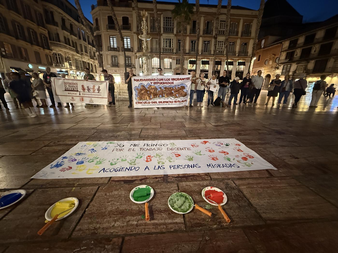 El Círculo de Silencio mira a los migrantes que viven en situación de calle