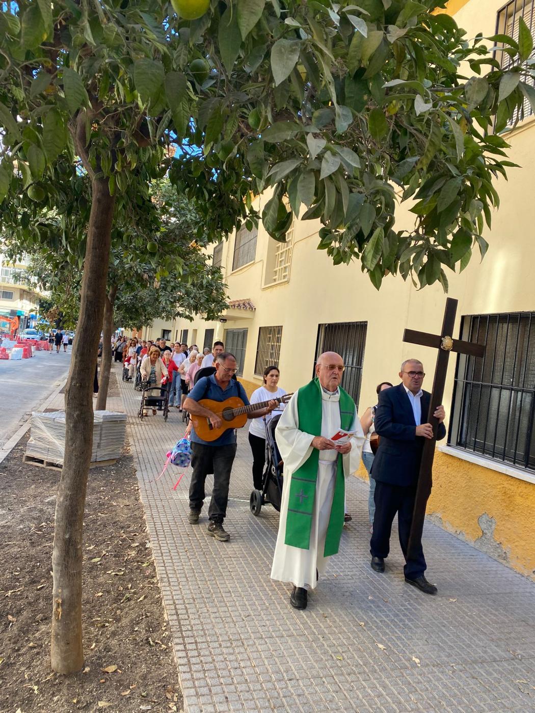 Los centros de Cáritas peregrinan unidos por la esperanza