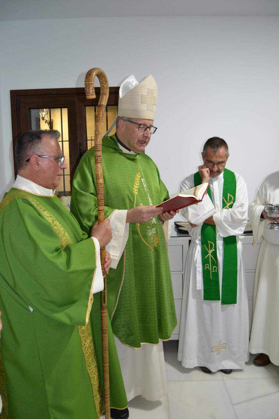Bendición de los salones parroquiales de Alhaurín de la Torre