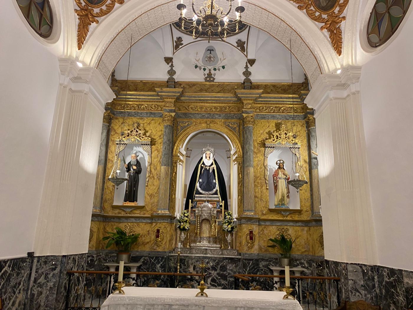 Reinauguración de las parroquia de Cuevas San Marcos tras su restauración