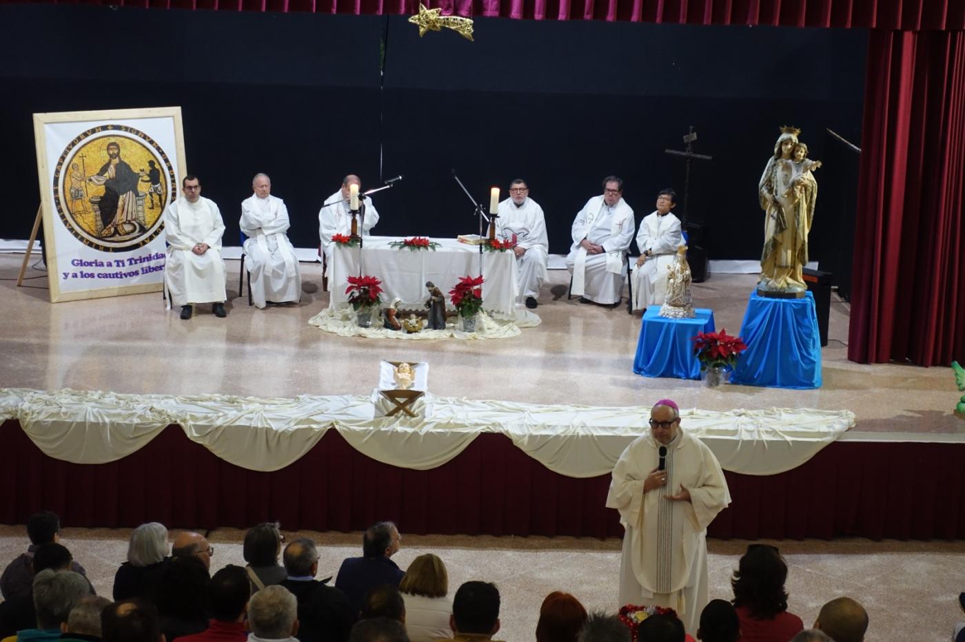 Misa de Navidad en los centros penitenciarios de Málaga